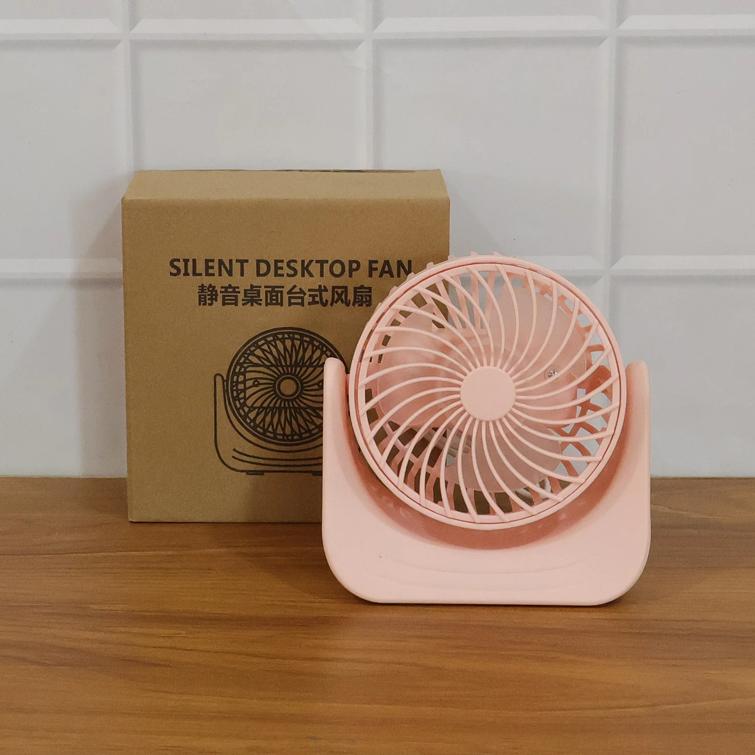 Plug and Play Silent Desktop Mini Fan with Adjustable Tilt Head (1 Pc) - Image 10