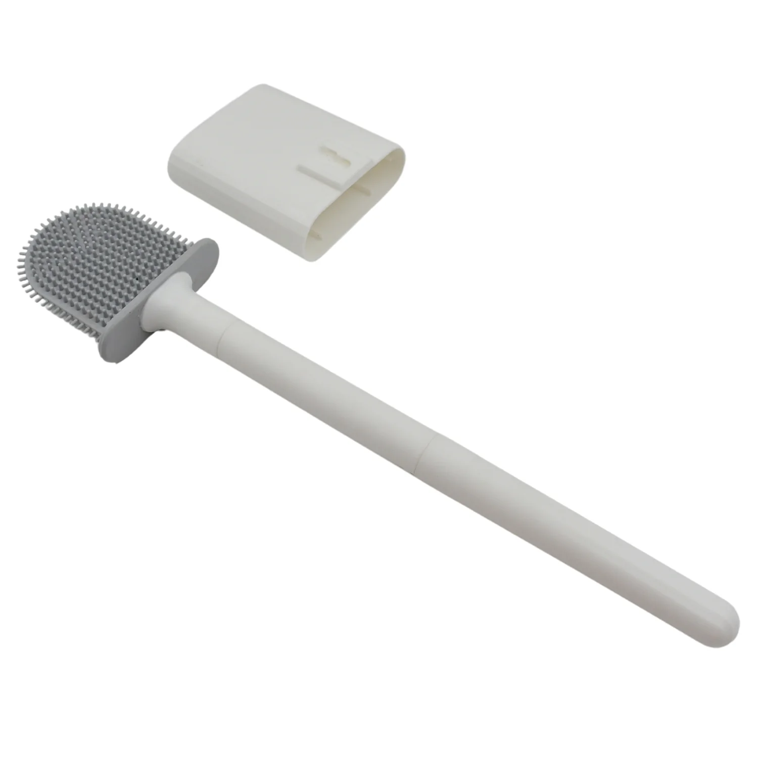 Portable Silicone Toilet Brush – Wall-Mounted, Anti-Drip Cleaner with Non-Slip Handle - Image 6