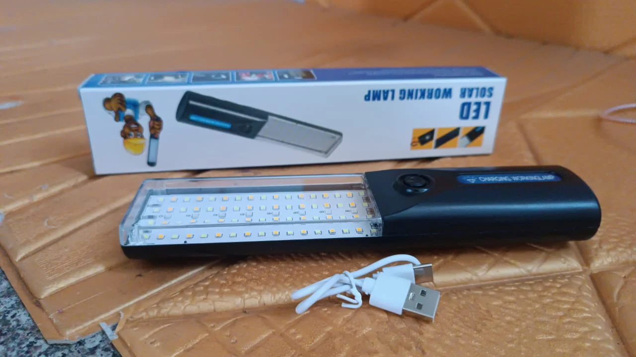 Portable Solar LED Lamp Light Emergency Work Light (1 Pc) - Image 7