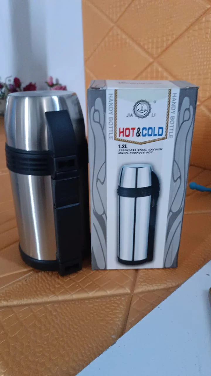 Portable Stainless Steel Coffee Tea Vacuum Flask Bottle (1200ml / 1.2L / 1 Pc) - Image 7