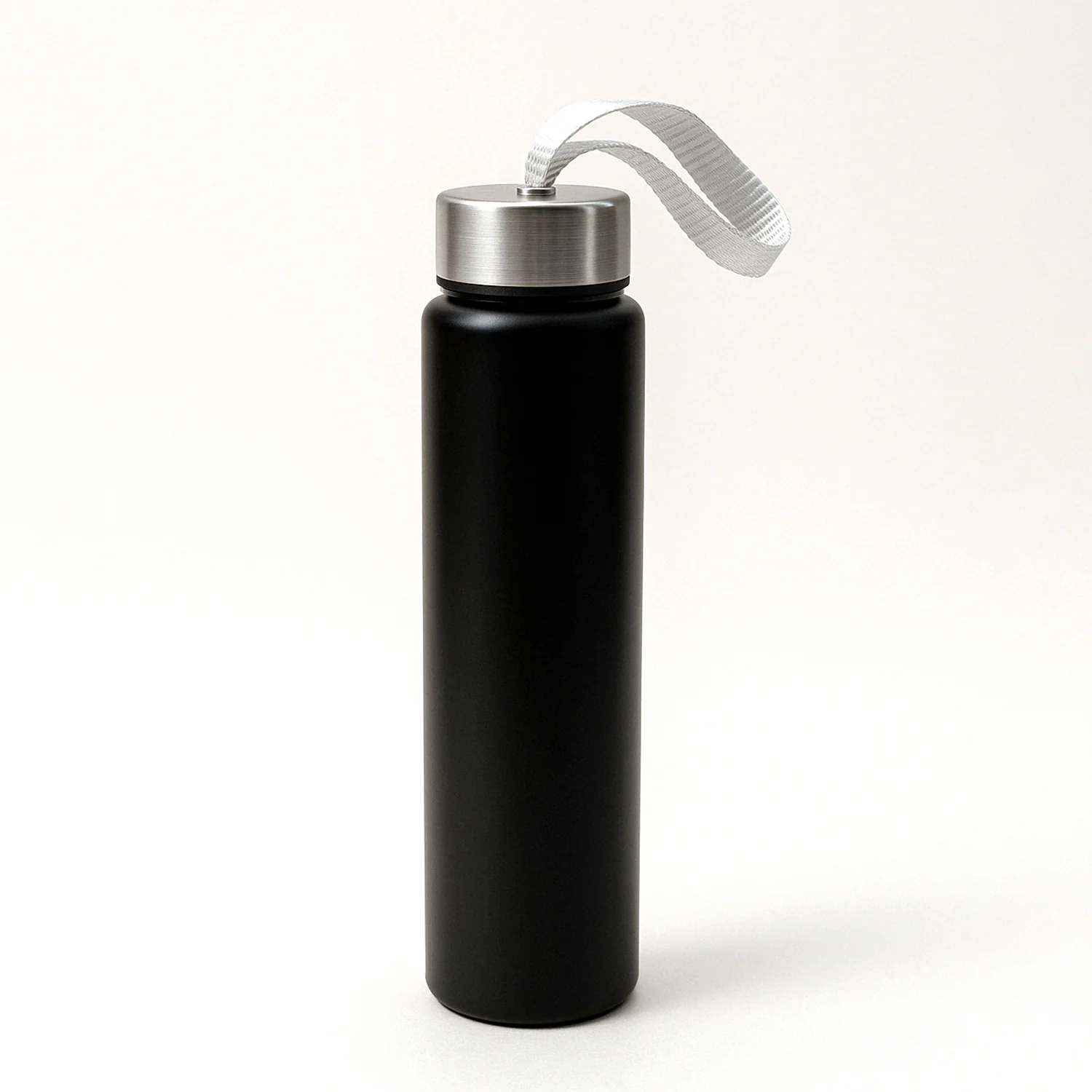 Portable Stainless Steel Water Bottle with Strap (Approx 250ML) - Image 5