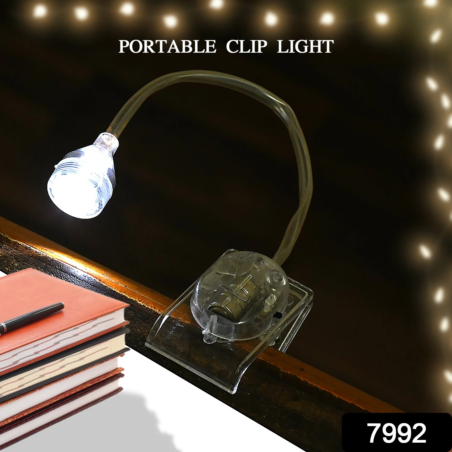 Clip light Portable Clip Light Transparent Clip light Outdoor & indoor Use - Image 2