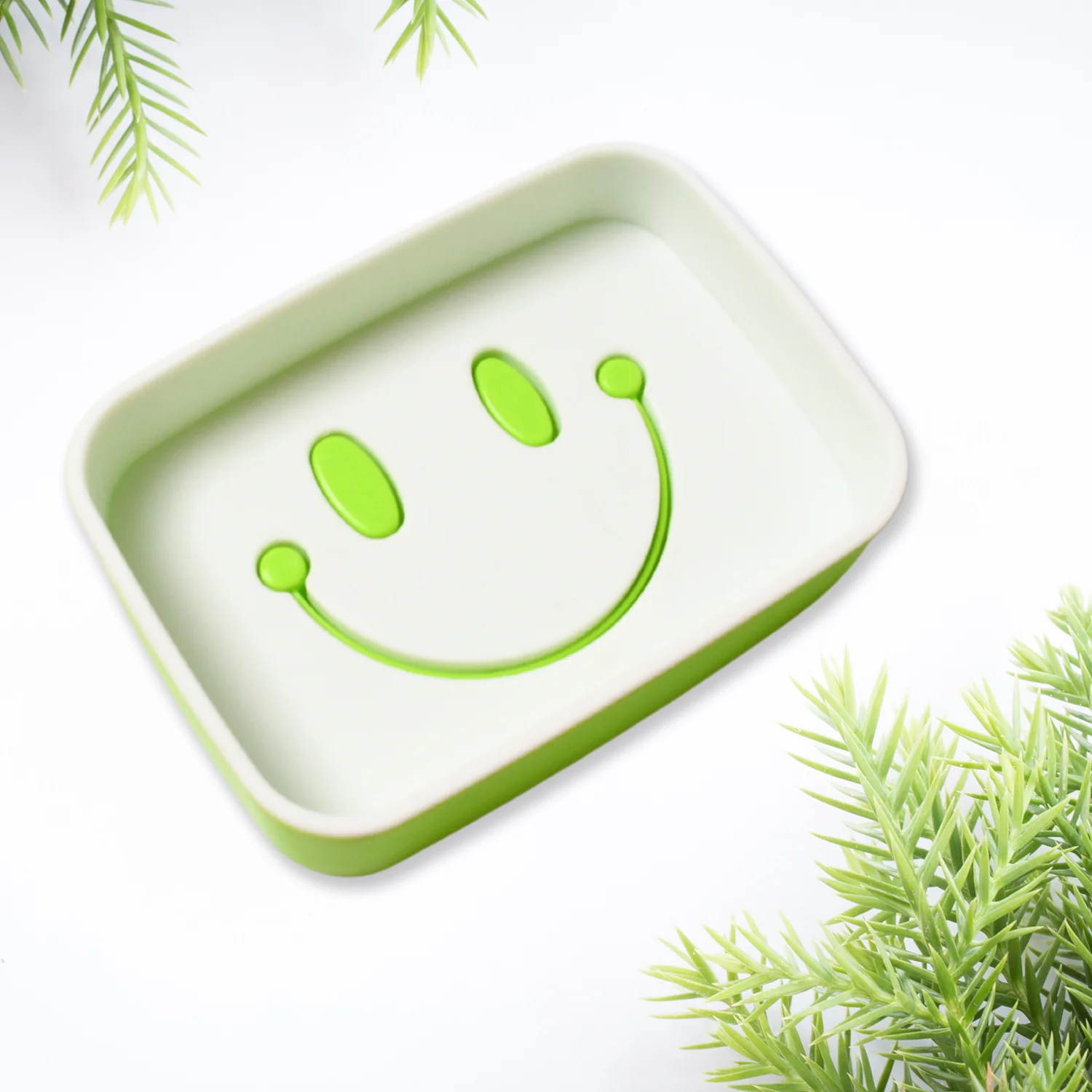 Portable Travel Soap Dish Box – Cute Cartoon Smile Face Draining Container - Image 6