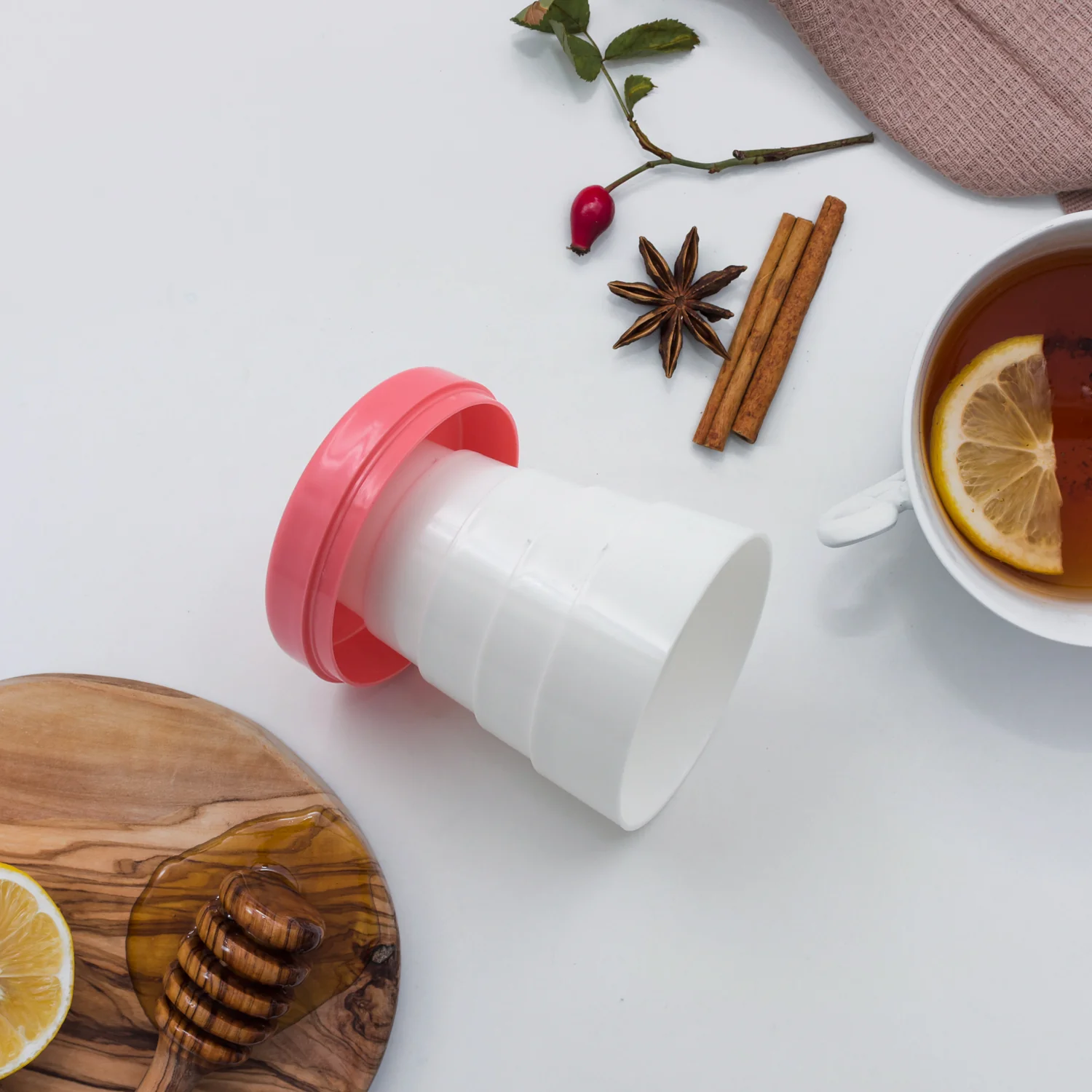 Portable Travelling Cup / Tumbler With Lid Folding / Pocket Glass (Pack of 1) - Image 3
