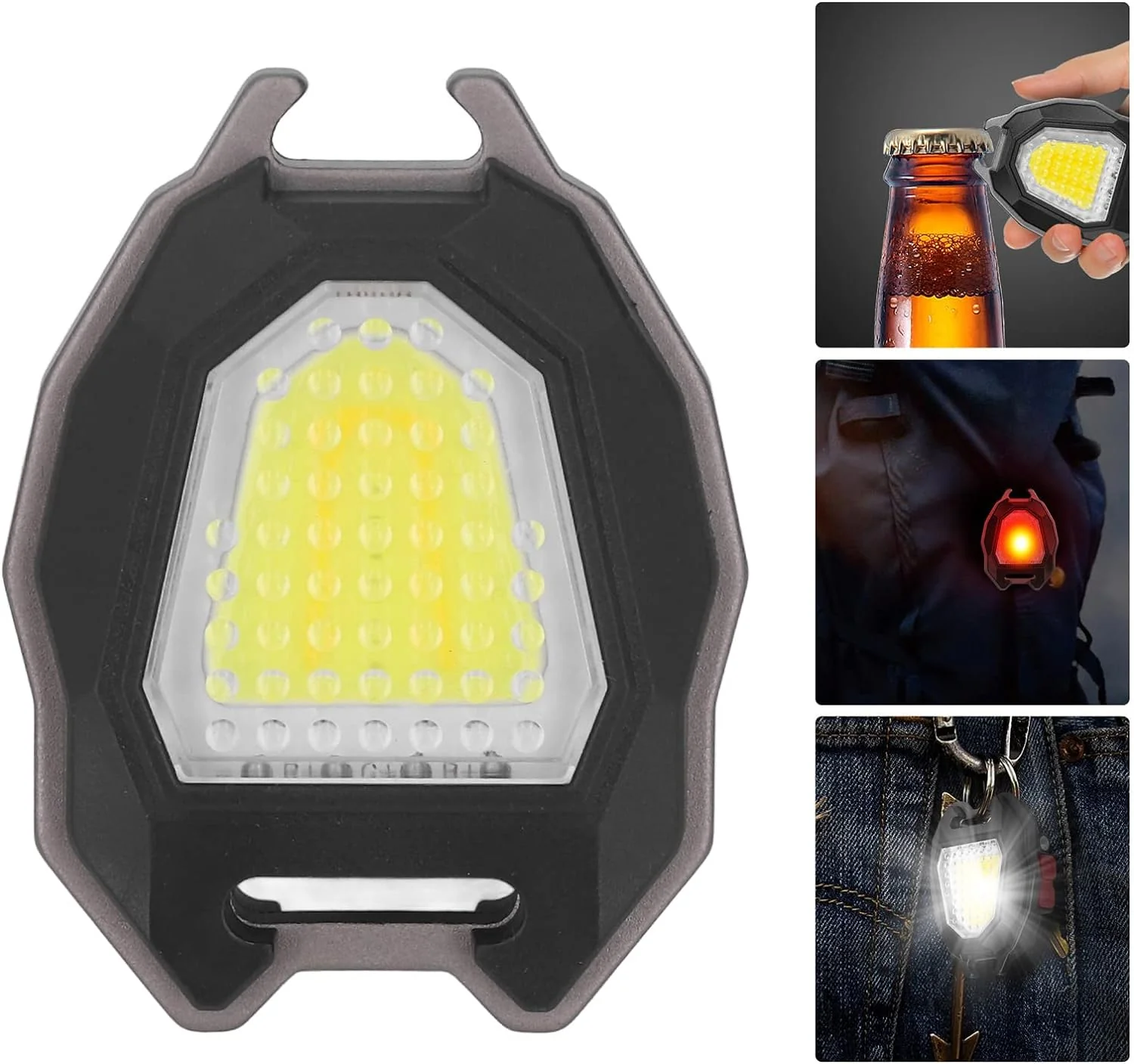 Triangular Camping Flashlight with Lighter – 6 Modes, 3 Colors, Waterproof - Image 7