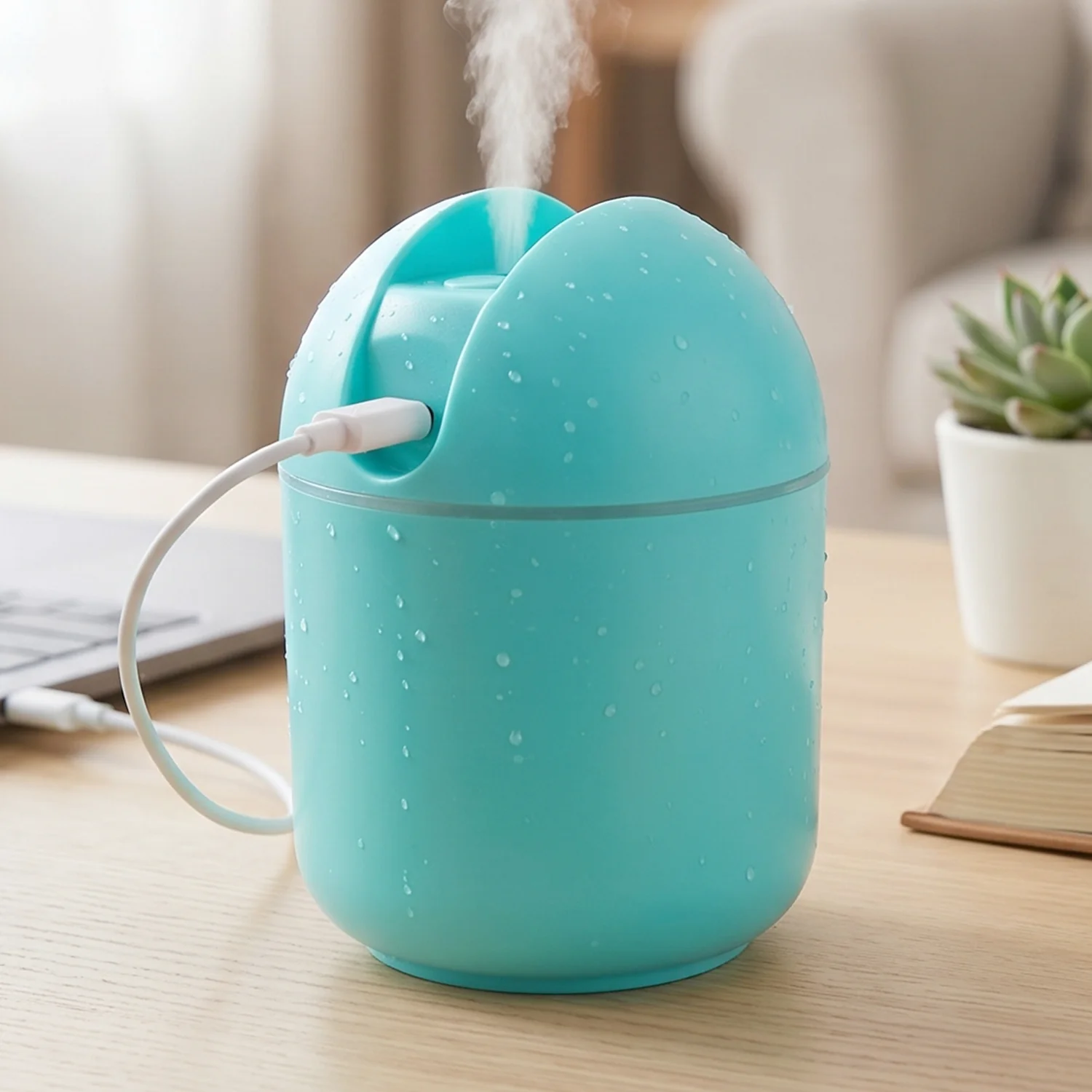 Portable USB Mini Air Humidifier with Cool Mist (1 Pc) - Image 8