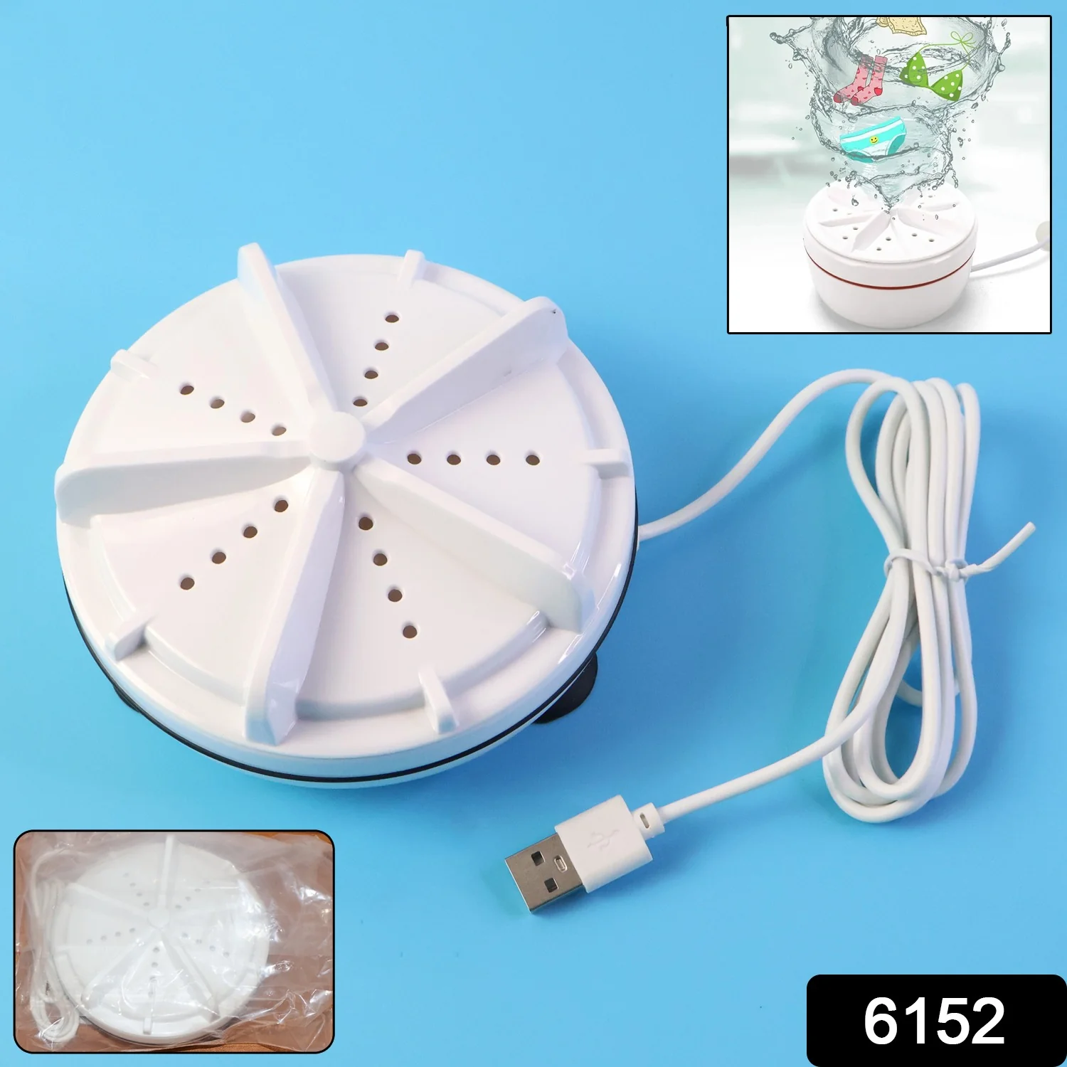 Portable USB Mini Washing Machine (1 Pc) - Image 2