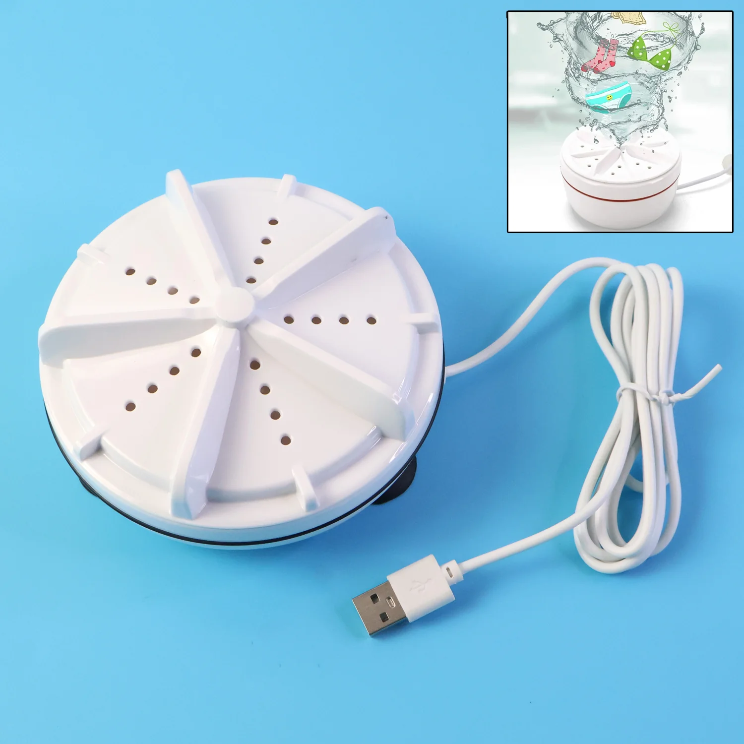 Portable USB Mini Washing Machine (1 Pc) - Image 7
