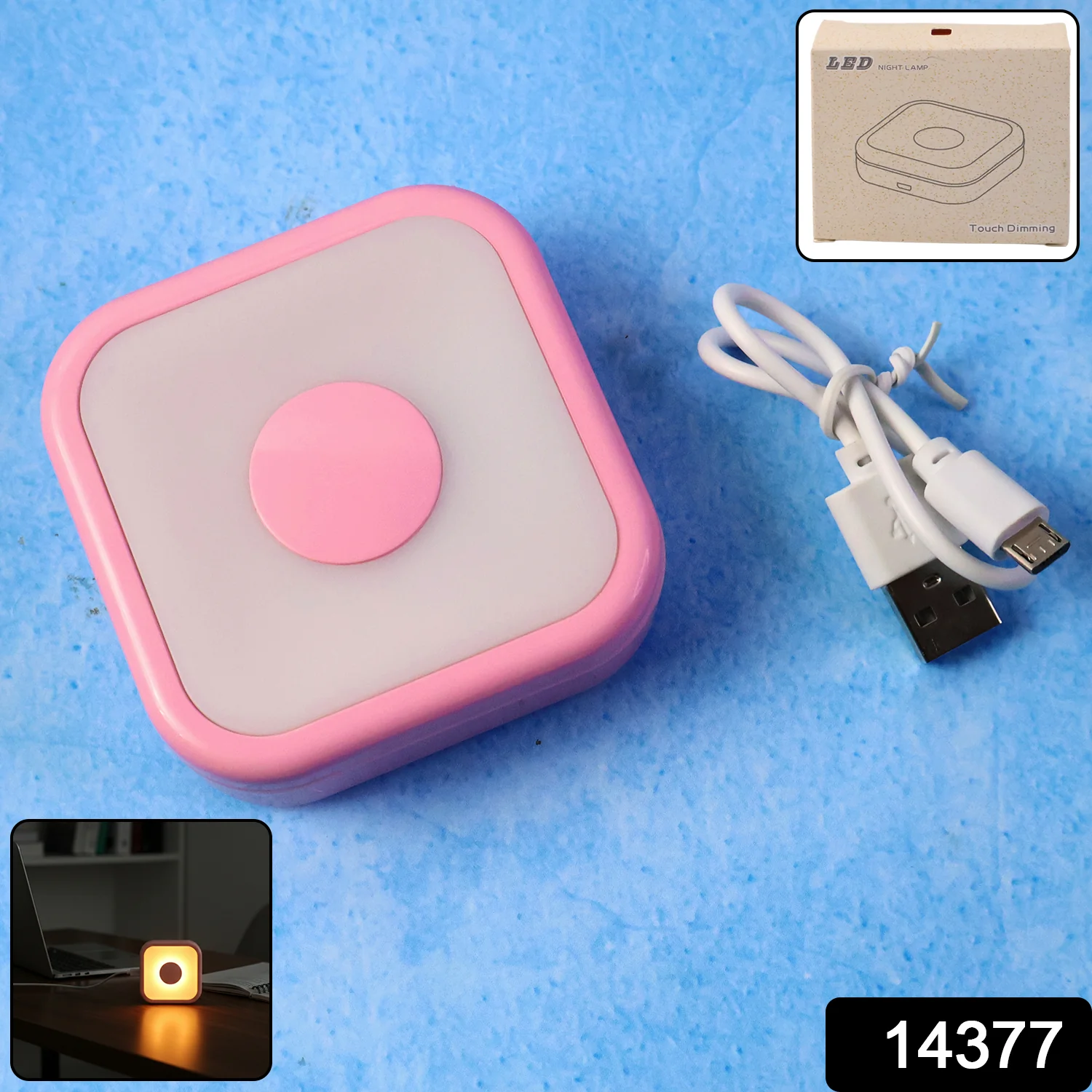 Portable USB-Powered Touch Sensor LED Night Lamp (1 Pc) - Image 2