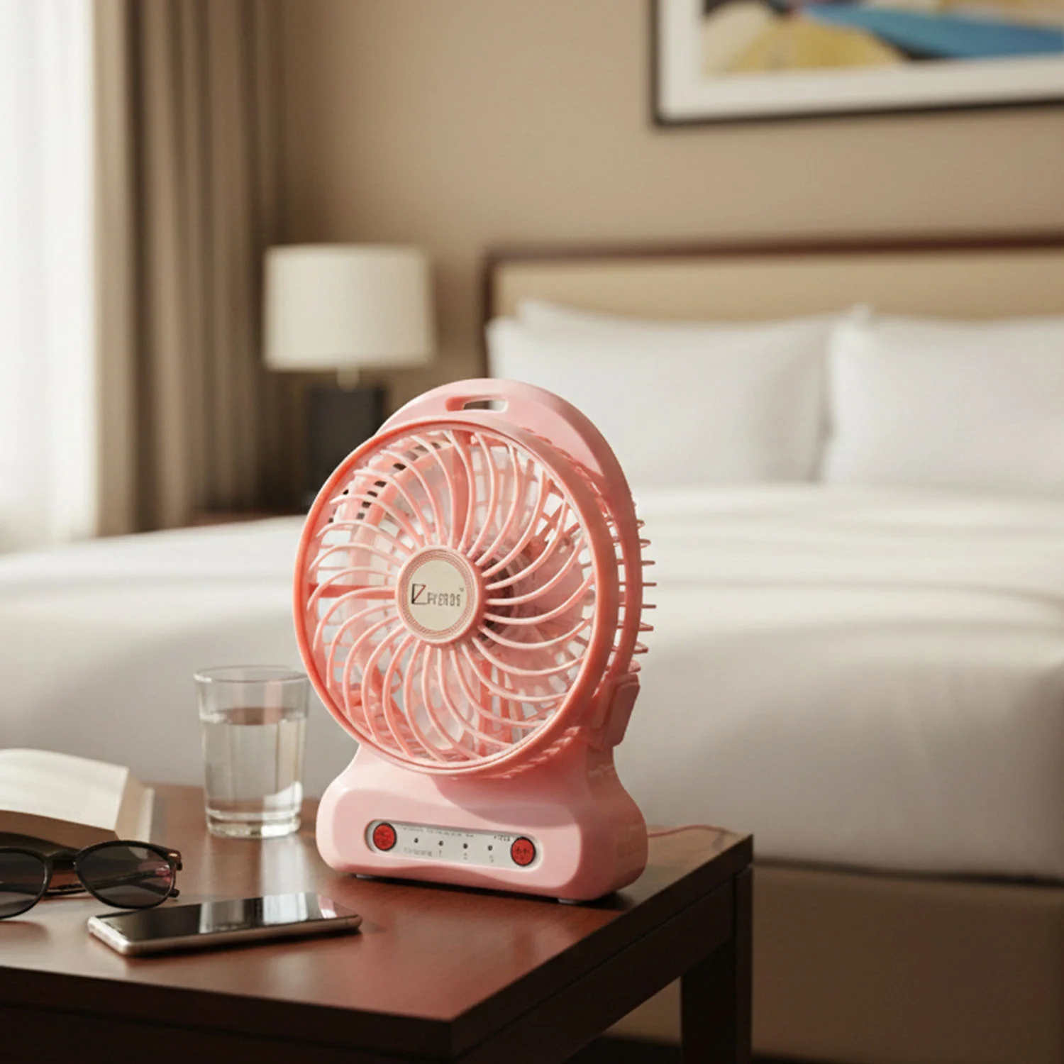 Portable USB Rechargeable Desk Fan (1 Pc) - Image 7