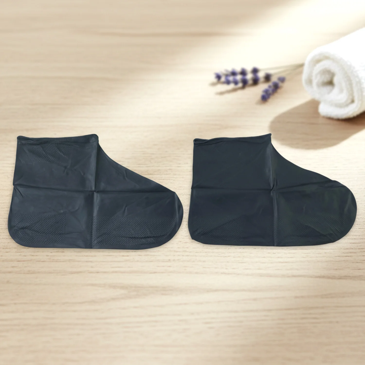 Portable Waterproof Latex Silicone Shoe Cover (1 Pair, Medium) - Image 7