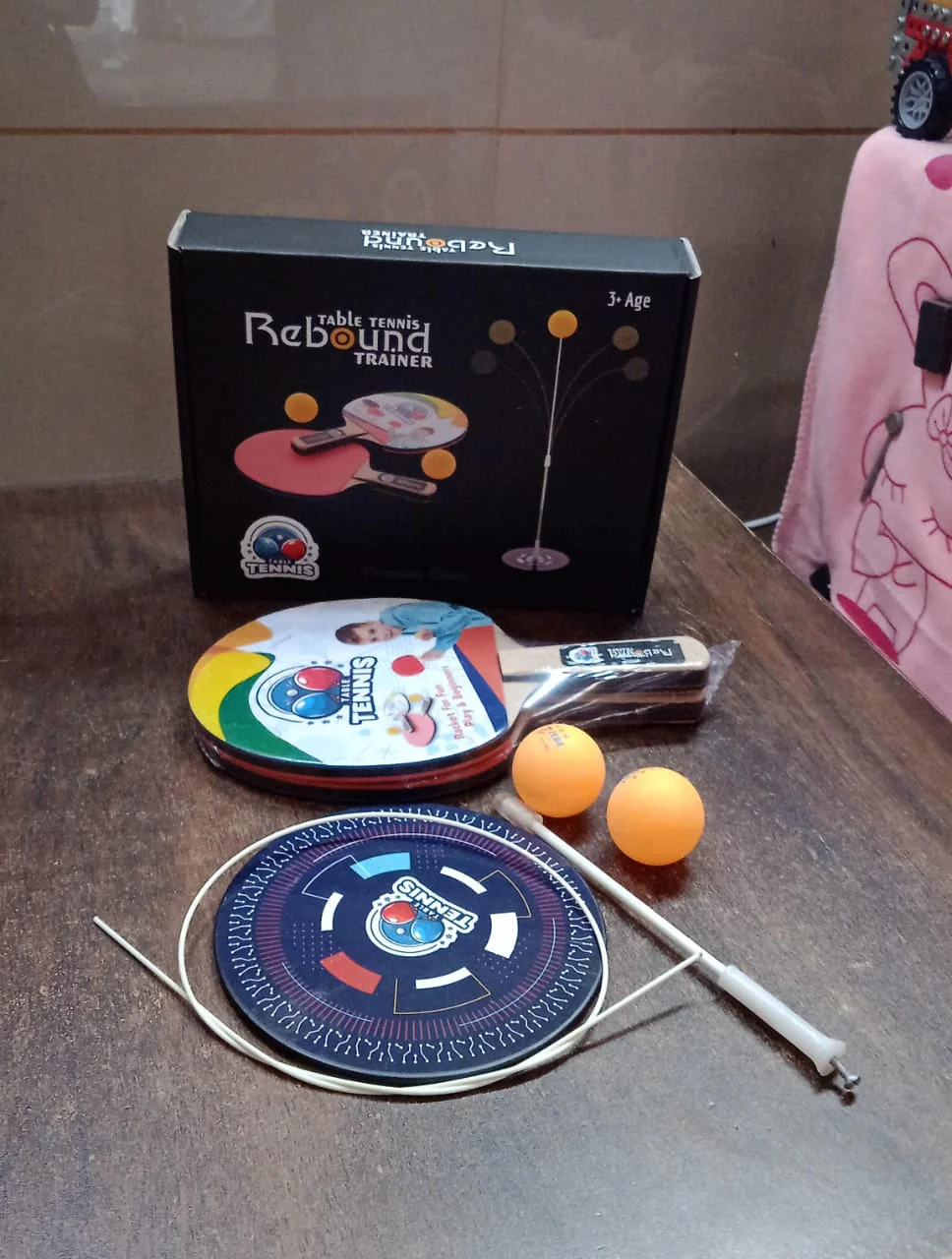 Portable Wiff Waff Rebound Table Tennis Trainer Set (1 Set) - Image 10
