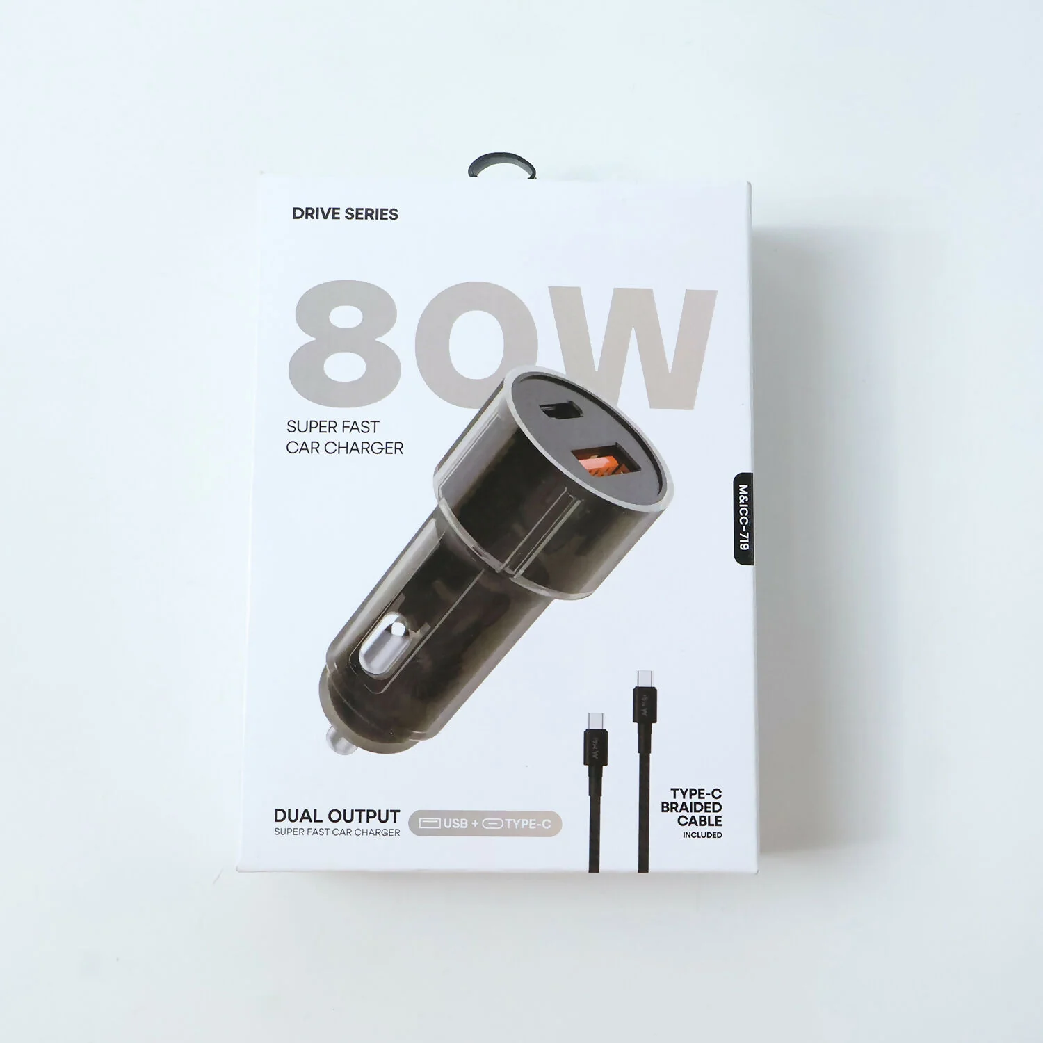Powerful 80W Super Fast Car Charger With Type C to C Cable (1 Pc) - Image 6