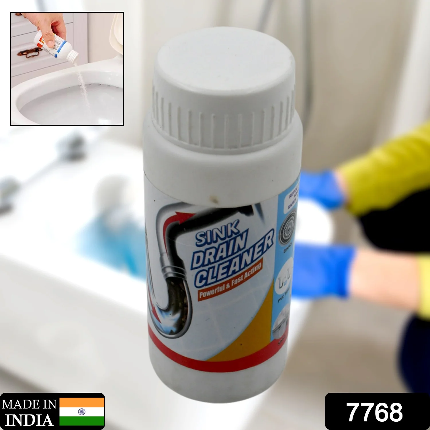Powerful Portable Sink & Drain Cleaner – Super Clog Remover Powder Agent - Image 2