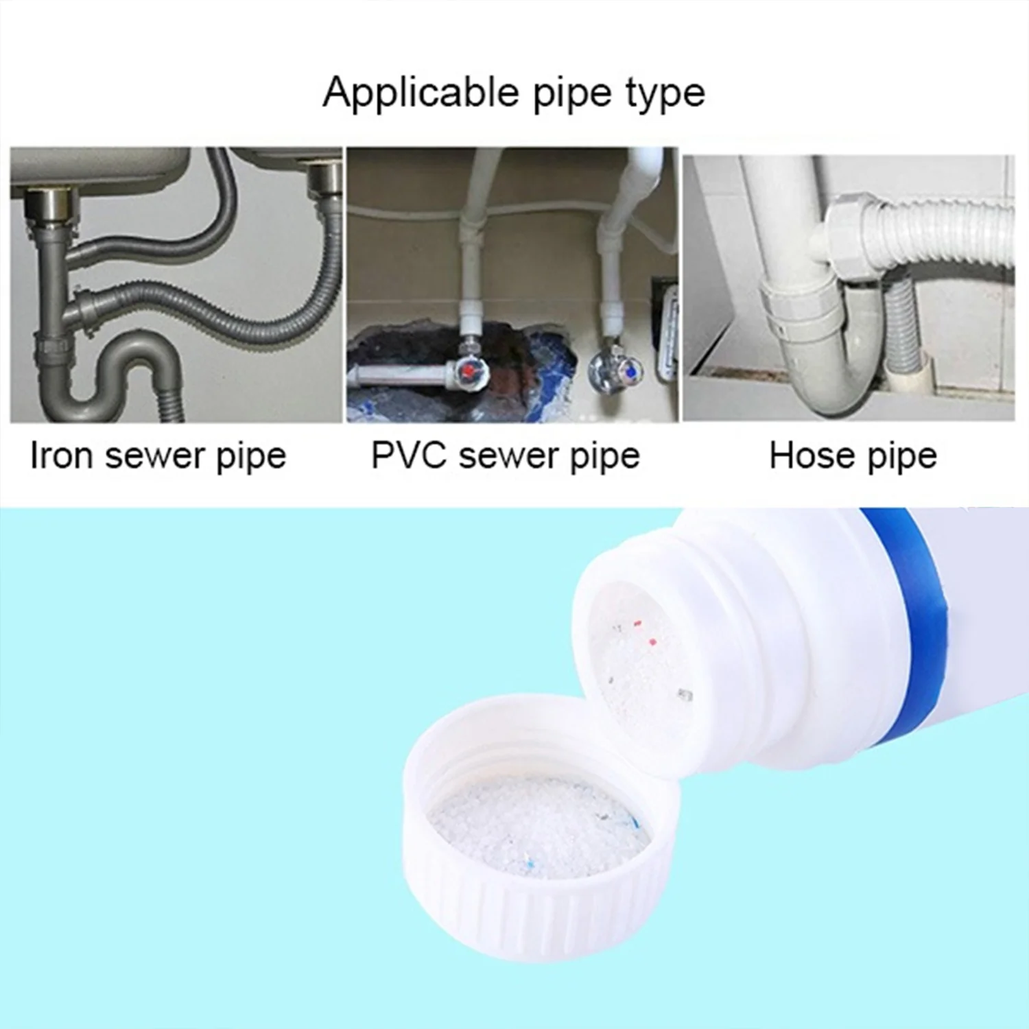 Powerful Portable Sink & Drain Cleaner – Super Clog Remover Powder Agent - Image 4