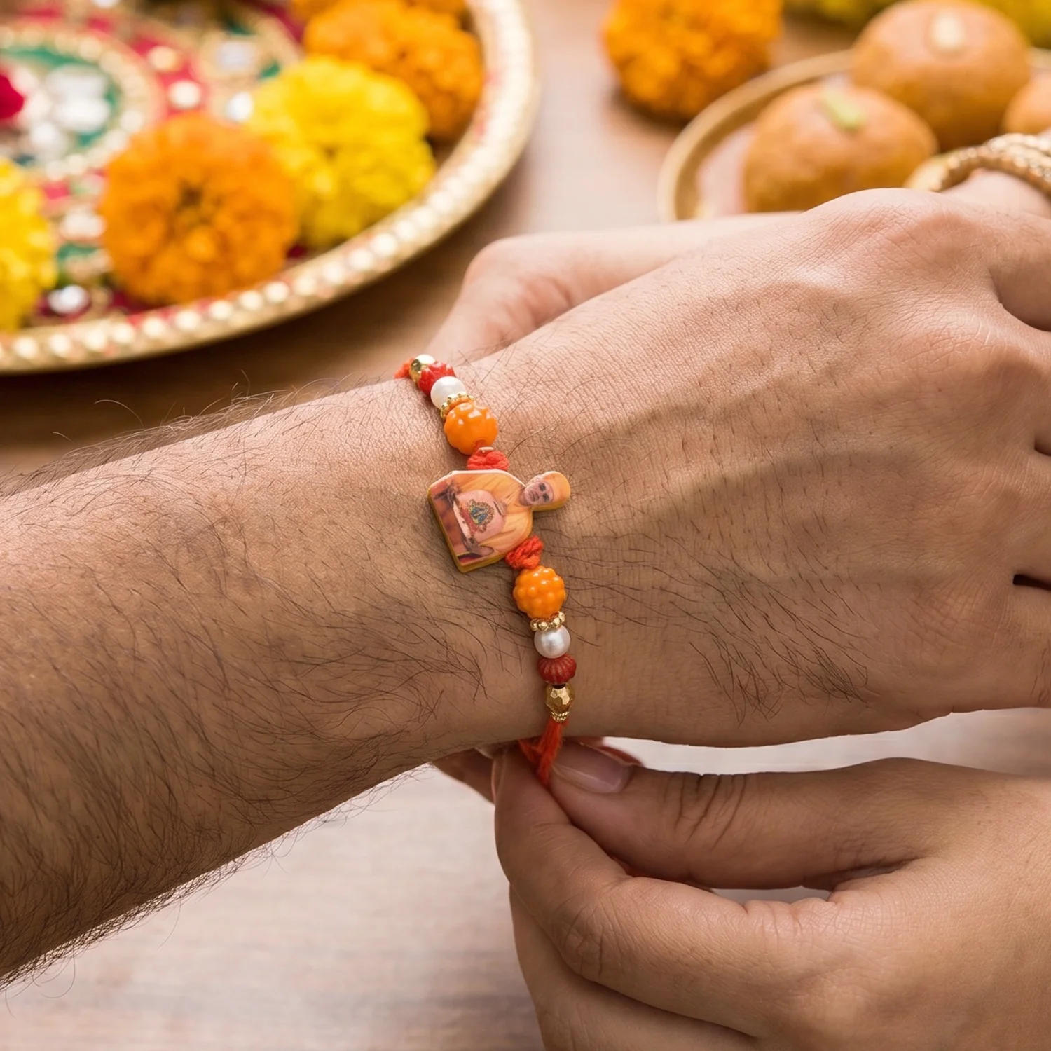 Pramukh Swami Maharaj Devotional Rakhi - Image 2