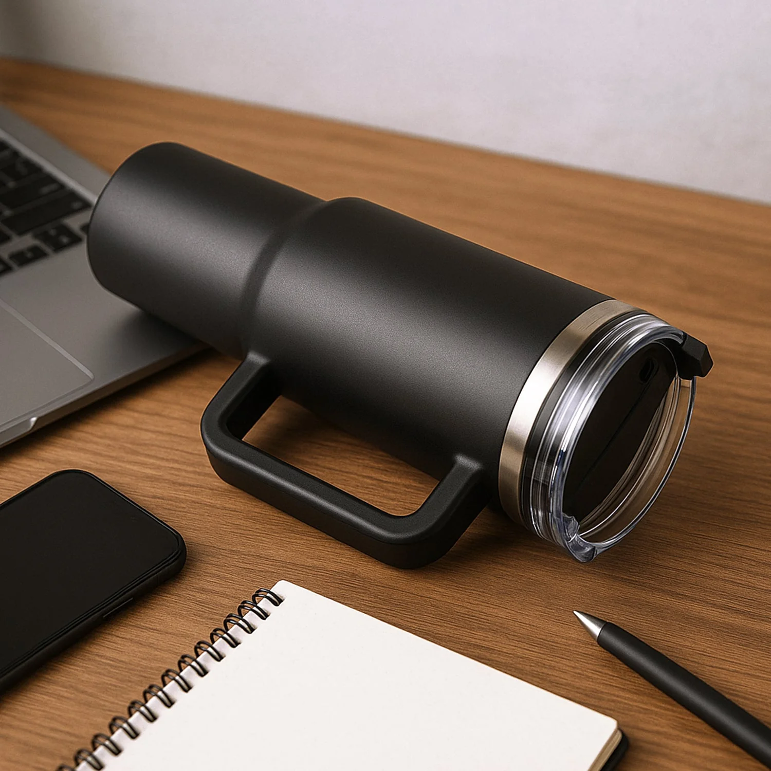 Premium 1200 ML Stainless Steel Vacuum Insulated Travel Mug Tumbler  (1200ML / 1 Pc) - Image 4
