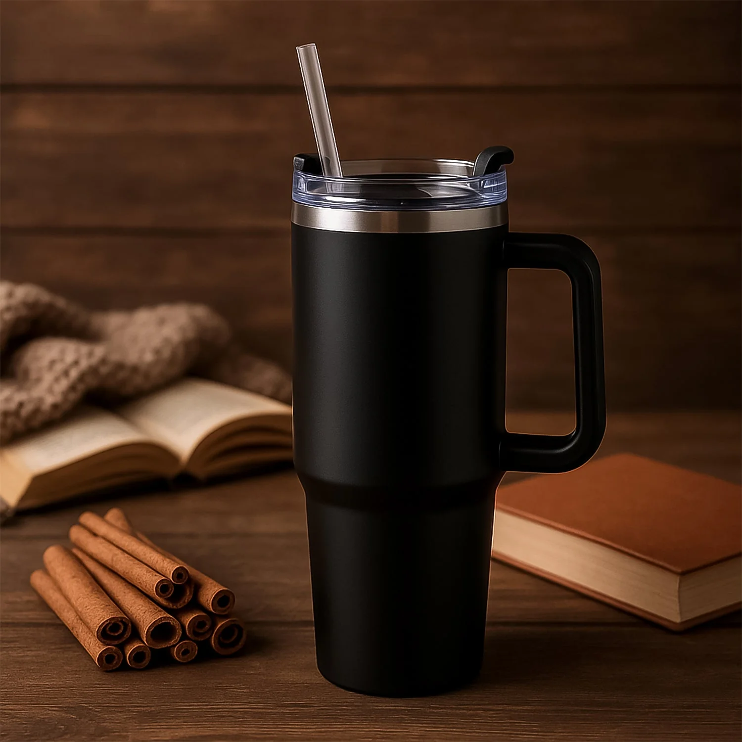 Premium 1200 ML Stainless Steel Vacuum Insulated Travel Mug Tumbler  (1200ML / 1 Pc) - Image 6