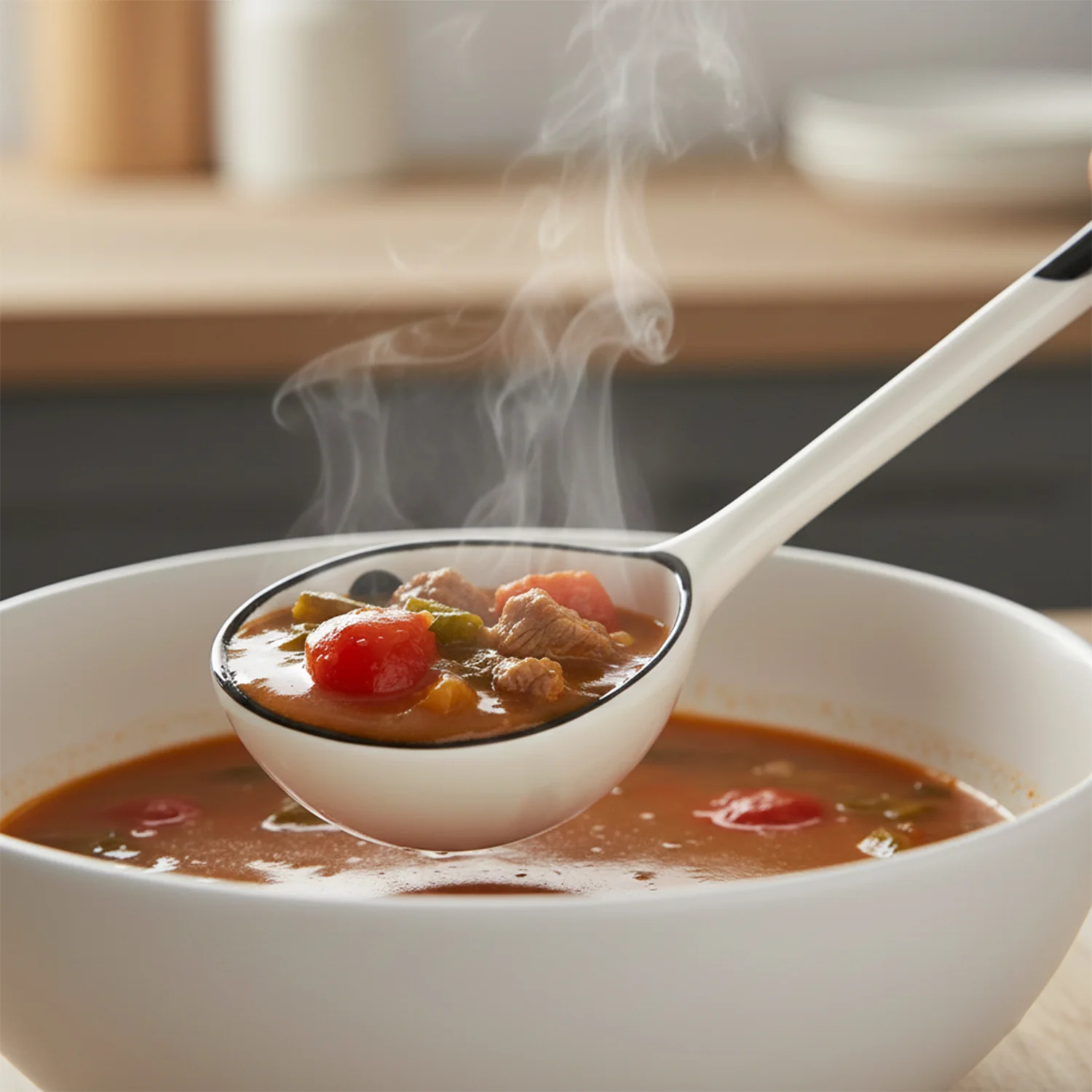 Premium 17 cm Heat-Resistant Ceramic Soup Ladle - Image 8