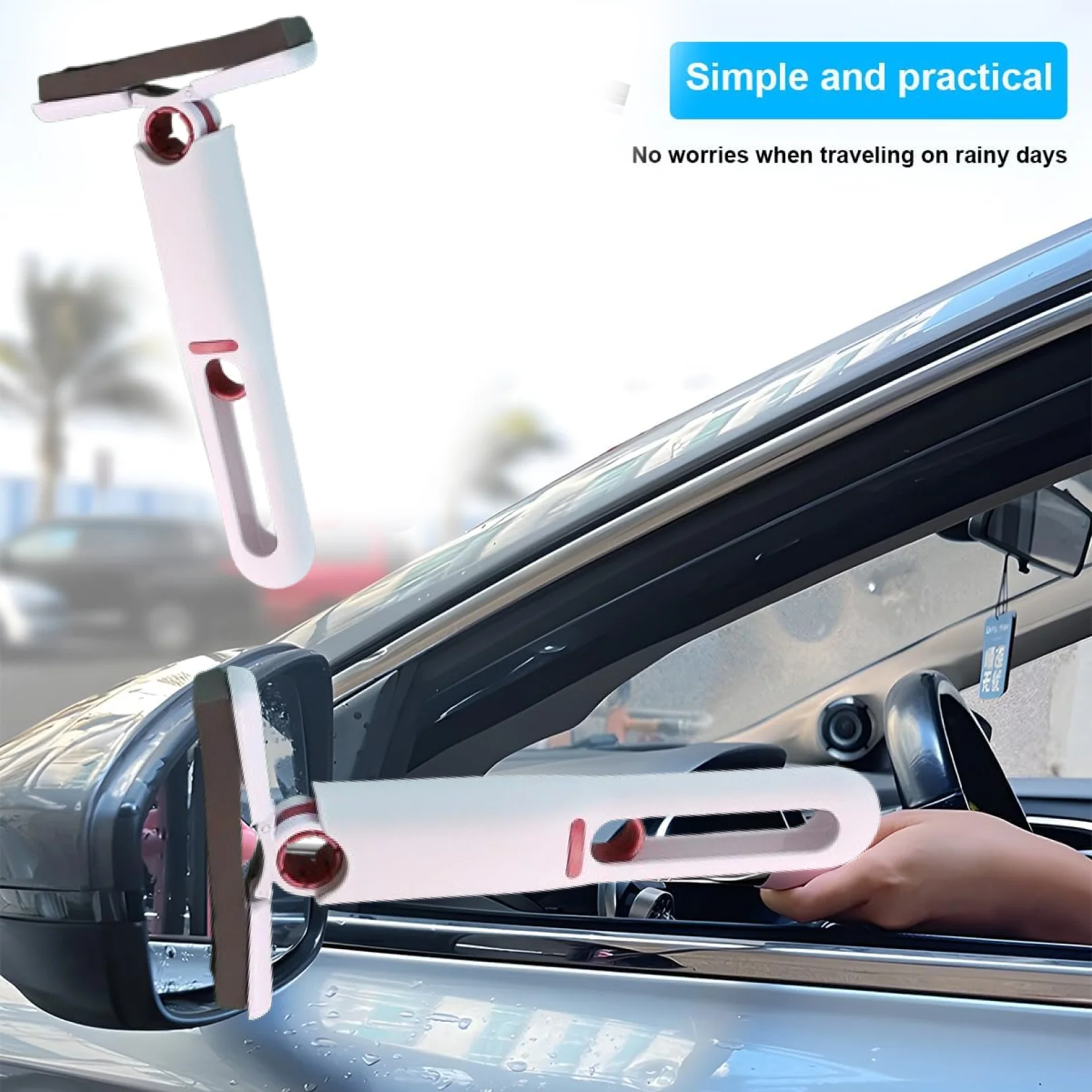 Premium 2-in-1 Window & Car Windshield Wiper - (1 Pc) - Image 4