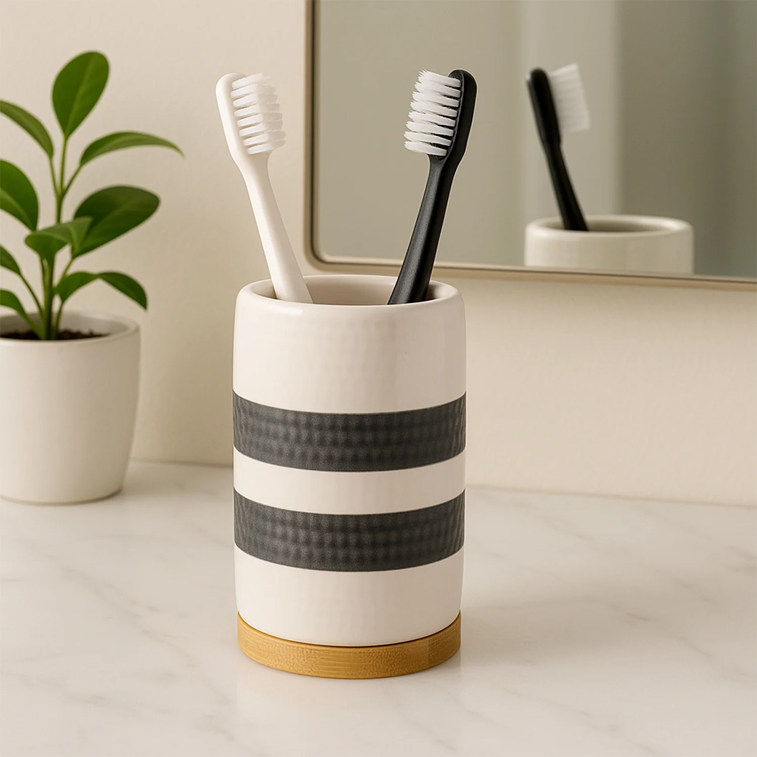 Premium 3-Piece Ceramic Bathroom Accessory Set - Image 6