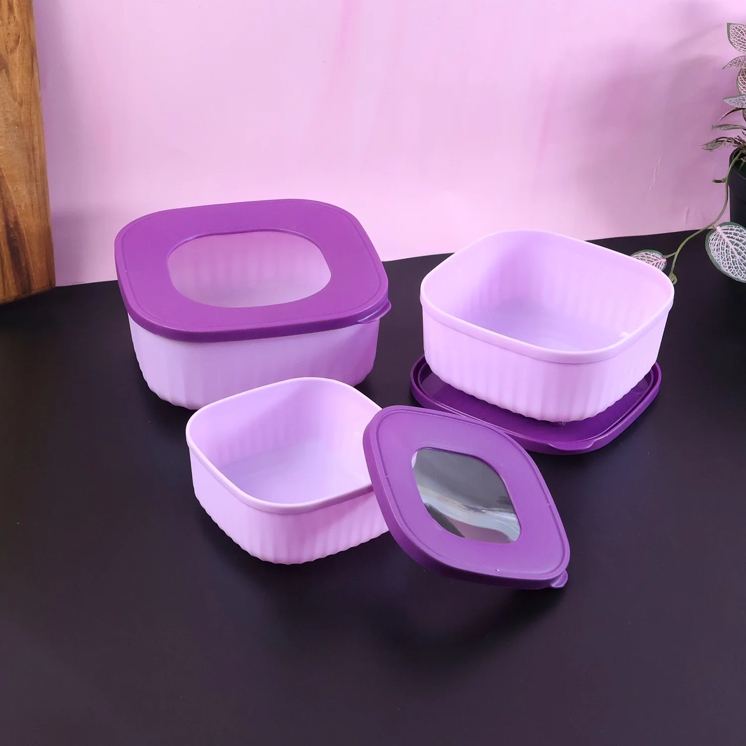 Premium 3 Piece Food Storage Container Set - Image 6