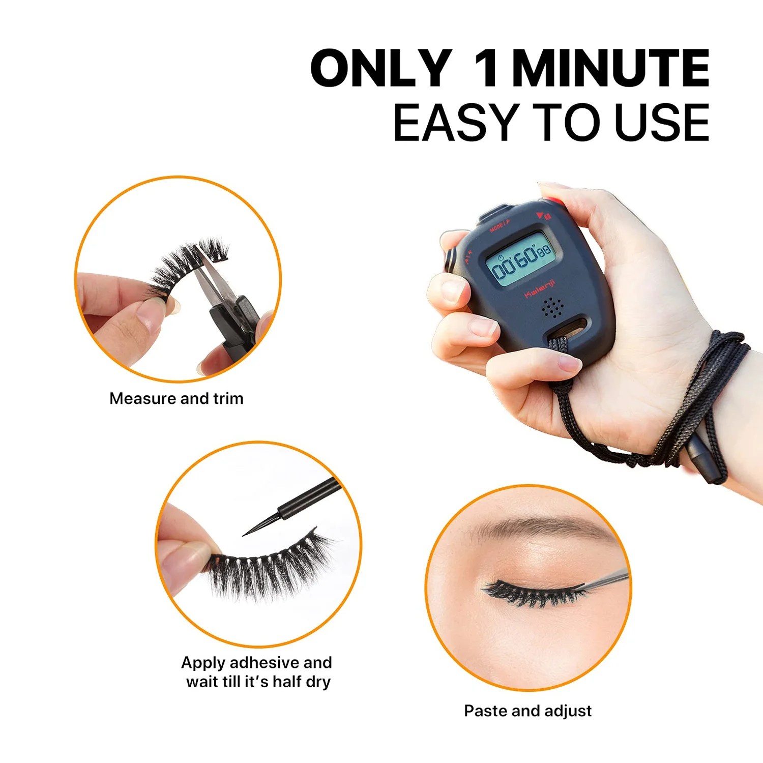 Premium 3D Mink Eyelashes Set - Image 3