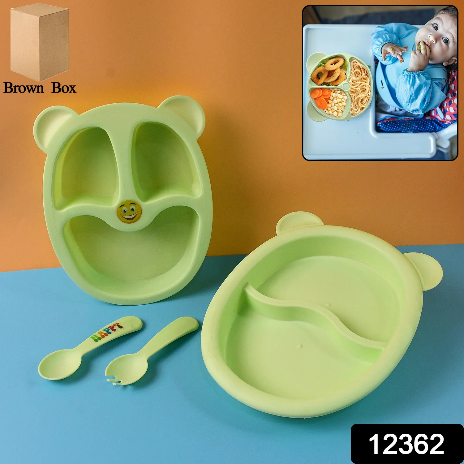 Premium 4-Piece Kids Mealtime Feeding Set - Image 2