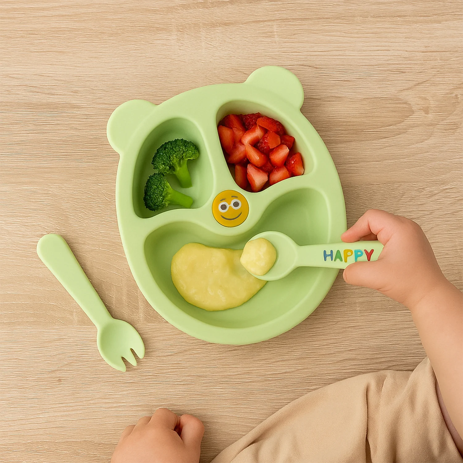 Premium 4-Piece Kids Mealtime Feeding Set - Image 3