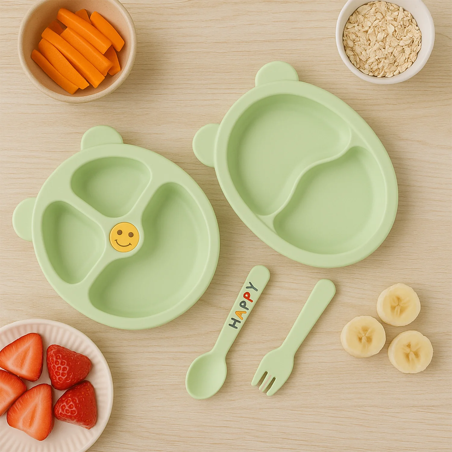Premium 4-Piece Kids Mealtime Feeding Set - Image 4