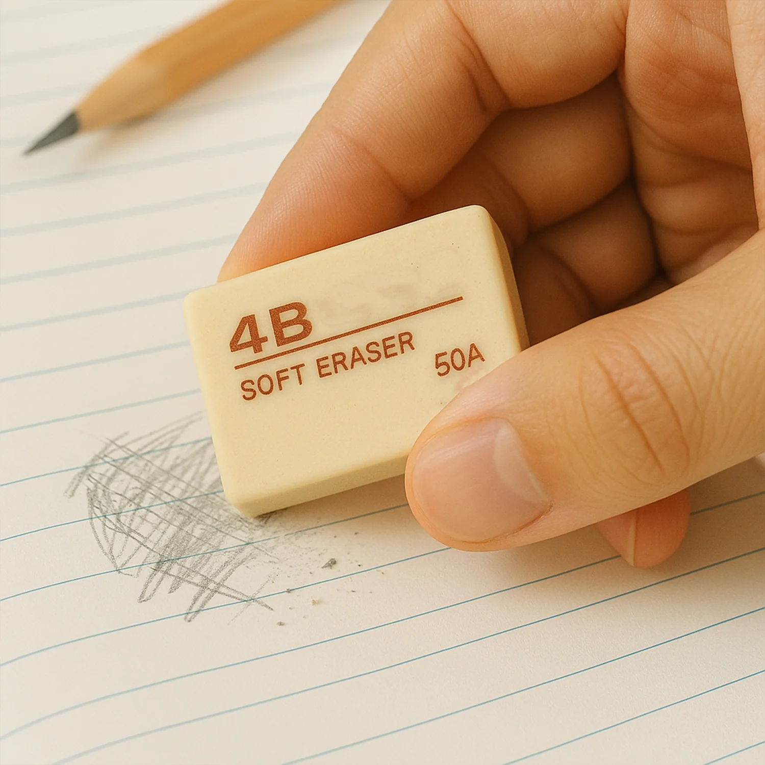 Premium 4B Soft Eraser - (1 Pc) - Image 3