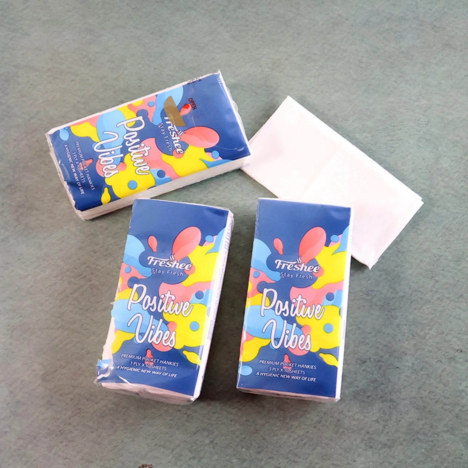 Premium Soft Pocket Tissue Pack  for Daily Use, Skin Care, Office (Pack of 6 / 60 Sheet) - Image 3