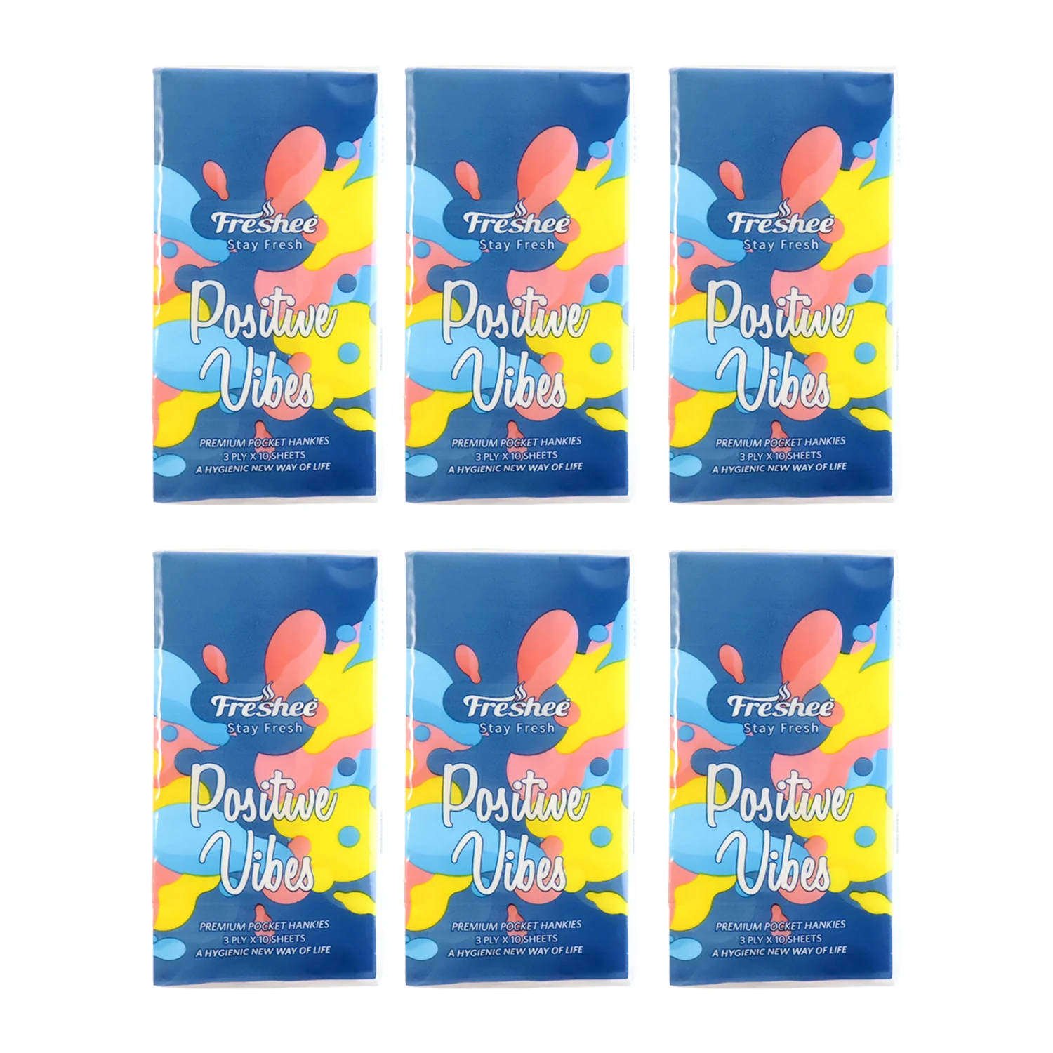 Premium Soft Pocket Tissue Pack  for Daily Use, Skin Care, Office (Pack of 6 / 60 Sheet) - Image 5