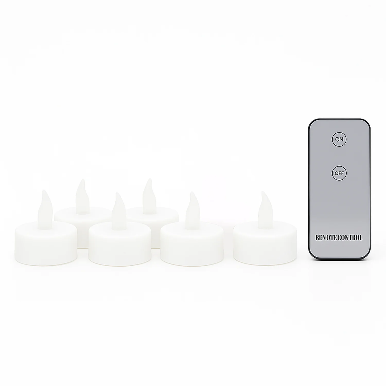 Premium 6 Piece LED Flameless Candle Light Set with Remote Control - Image 10