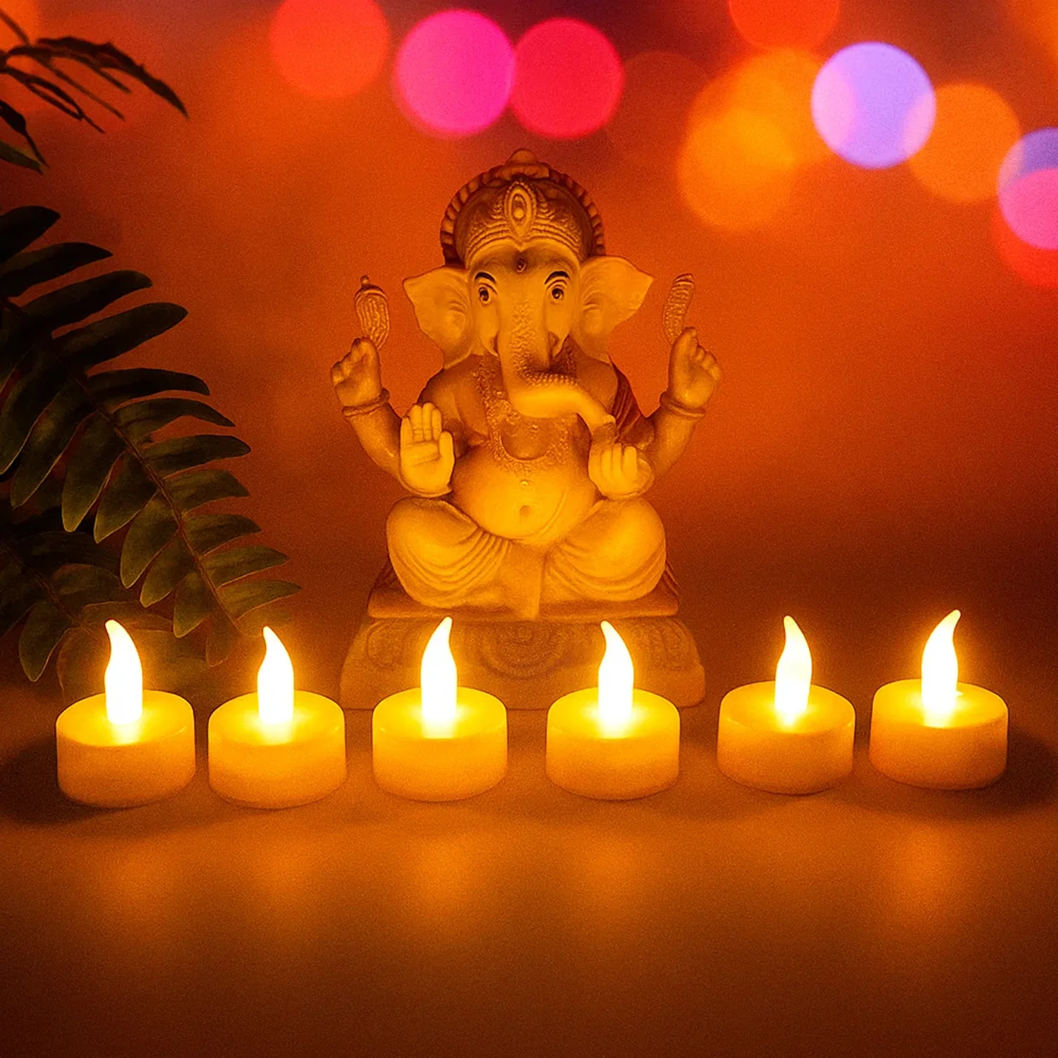 Premium 6 Piece LED Flameless Candle Light Set with Remote Control - Image 9