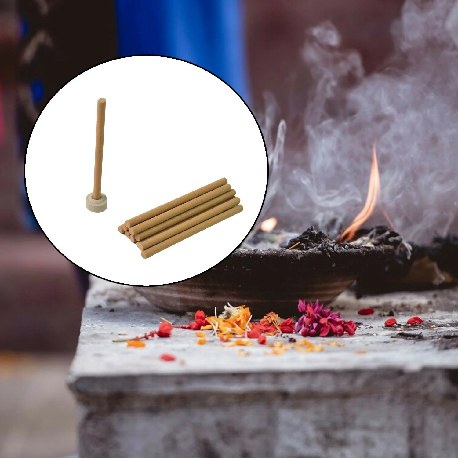 Premium 7 Sandle Dhoop Sticks (Jar Pack / 100grams) - Image 2
