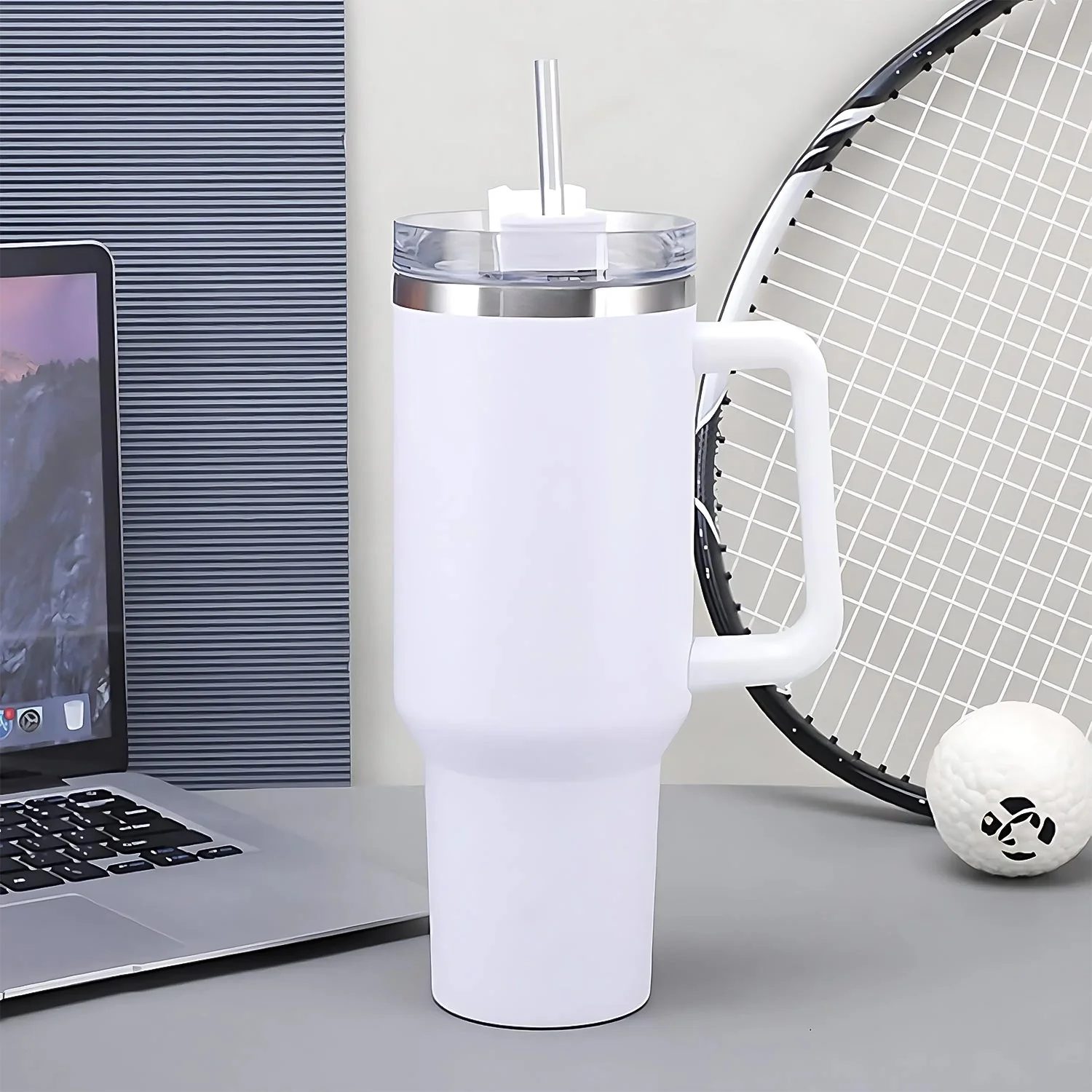 Cutomized Premium Stainless Steel Vacuum Insulated Tumbler Travel Mug   (890ML / 1 Pc) - Image 3