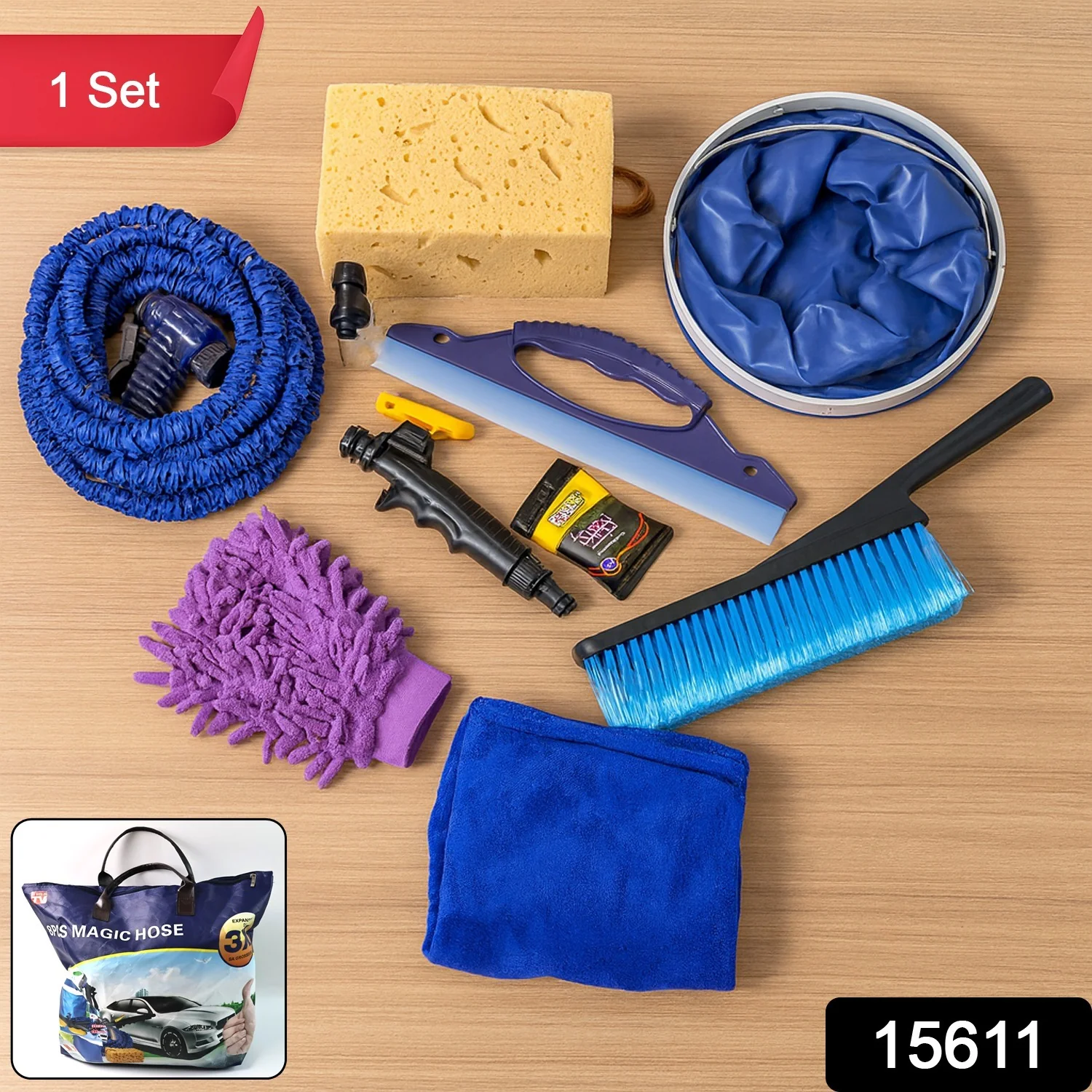 Premium 9-in-1 Car Washing and Cleaning Kit (Set) - Image 2