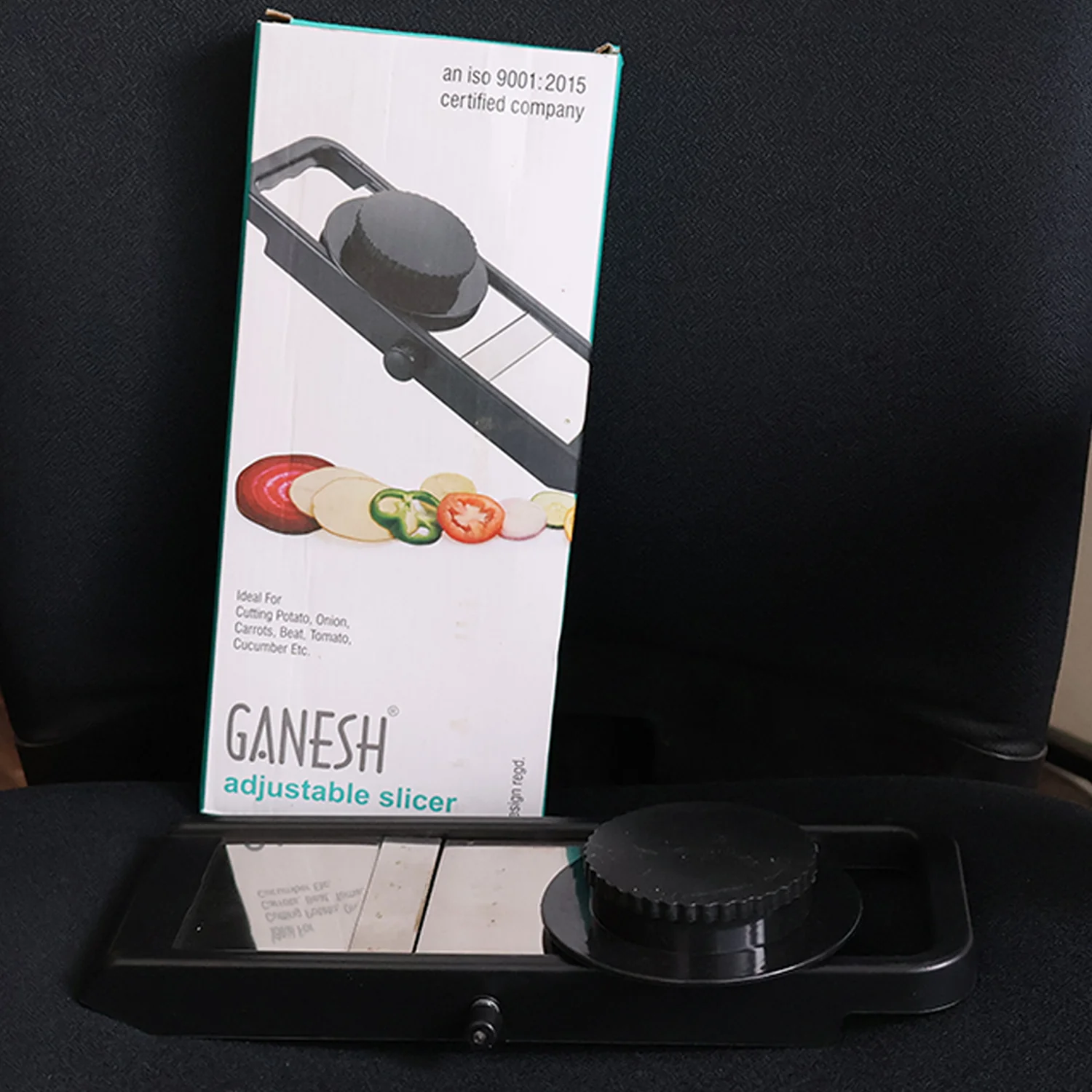 Premium Adjustable Vegetable & Fruit Slicer with Sharp Stainless Steel Blade - Image 8