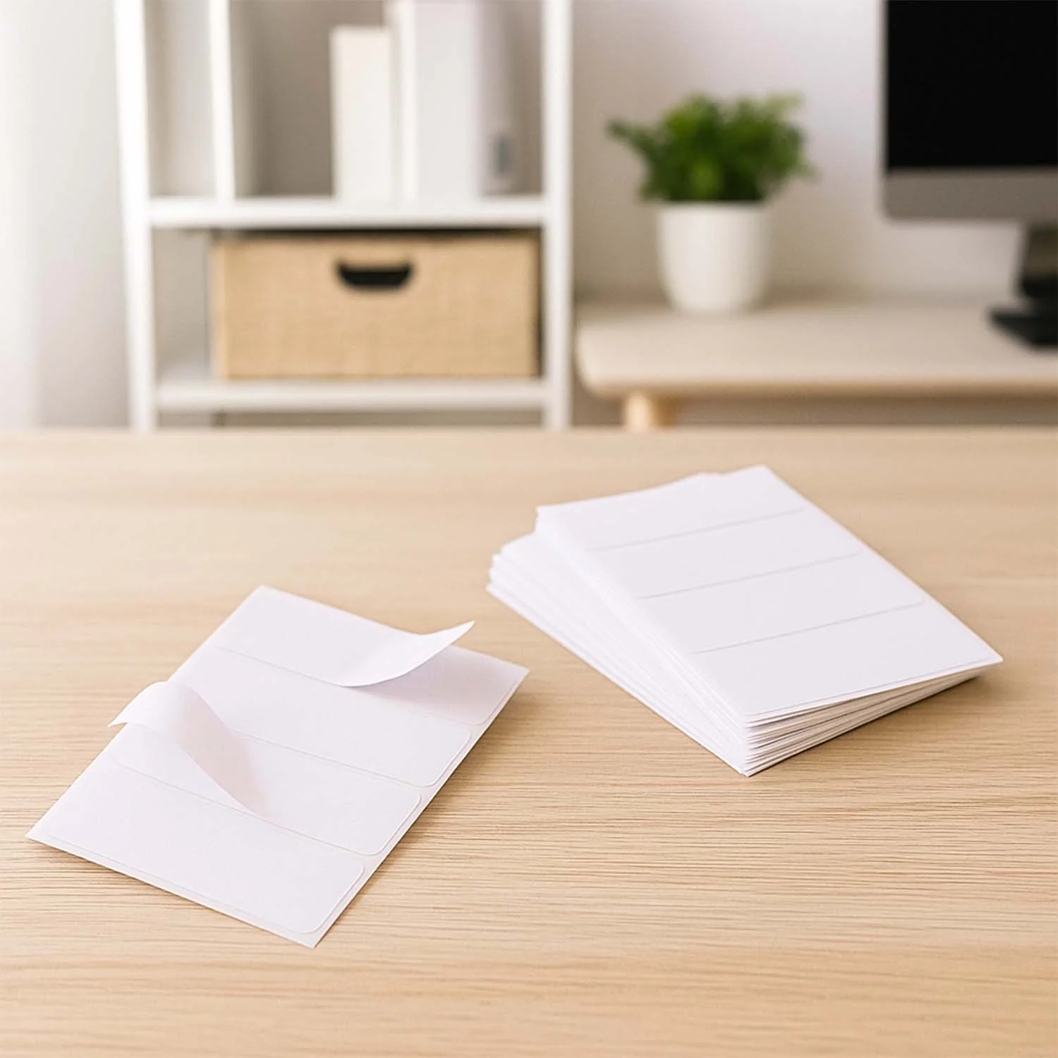 Premium All Purpose Adhesive White Labels (128 Labels) - Image 3