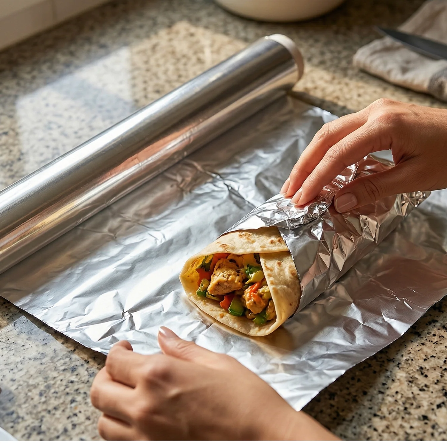 Premium Aluminium Foil Paper Roll (25 Mtr) - Image 4