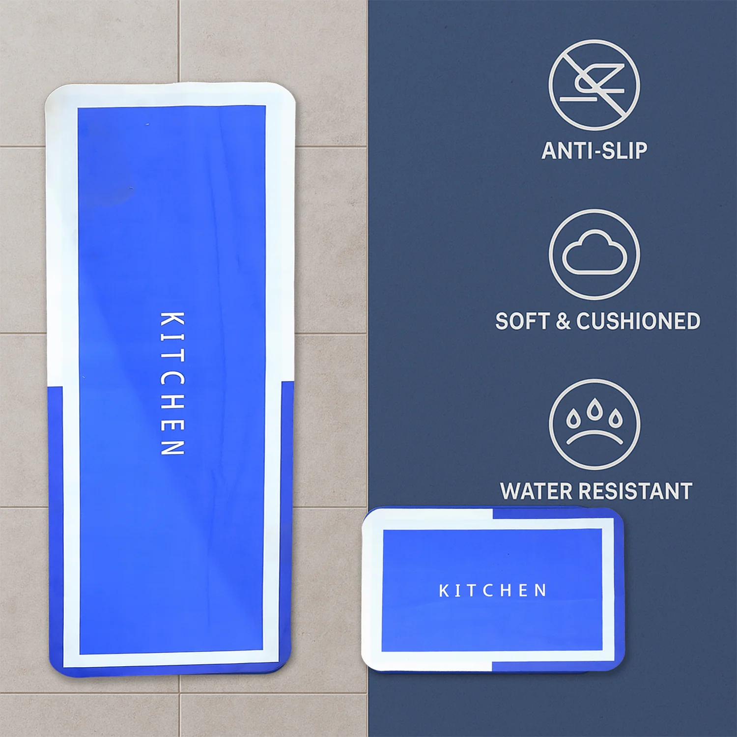 Premium Anti-Slip Kitchen Floor Mat  (1 Set) - Image 4