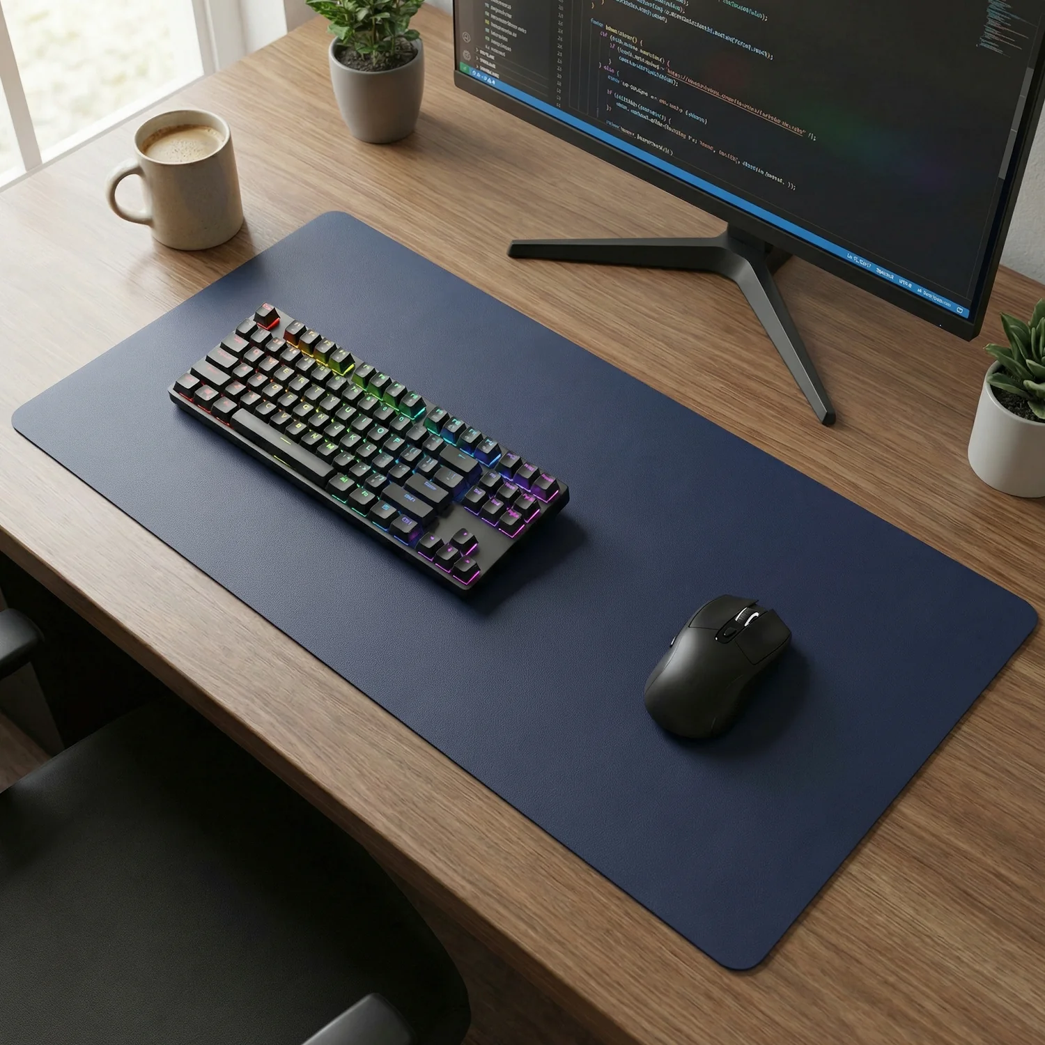 Premium Anti-Slip Large Desk Mat Mouse Pad (1 Pc,80x40 Cm) - Image 3