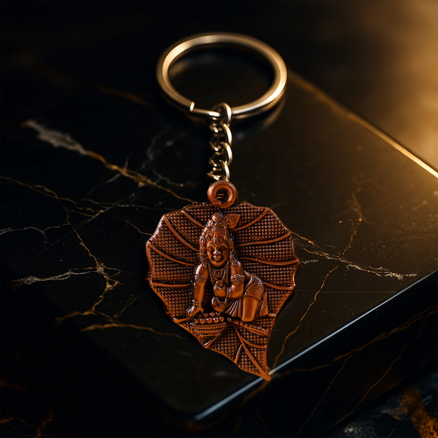 Premium Antique-Finish Metal Keychain (1 Pc) - Image 6