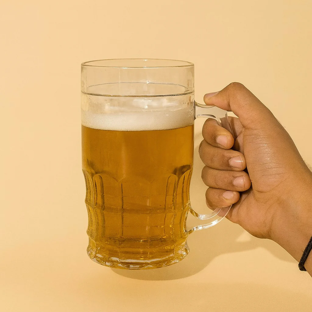 Premium Beer Mug Glass with Handle - Image 2
