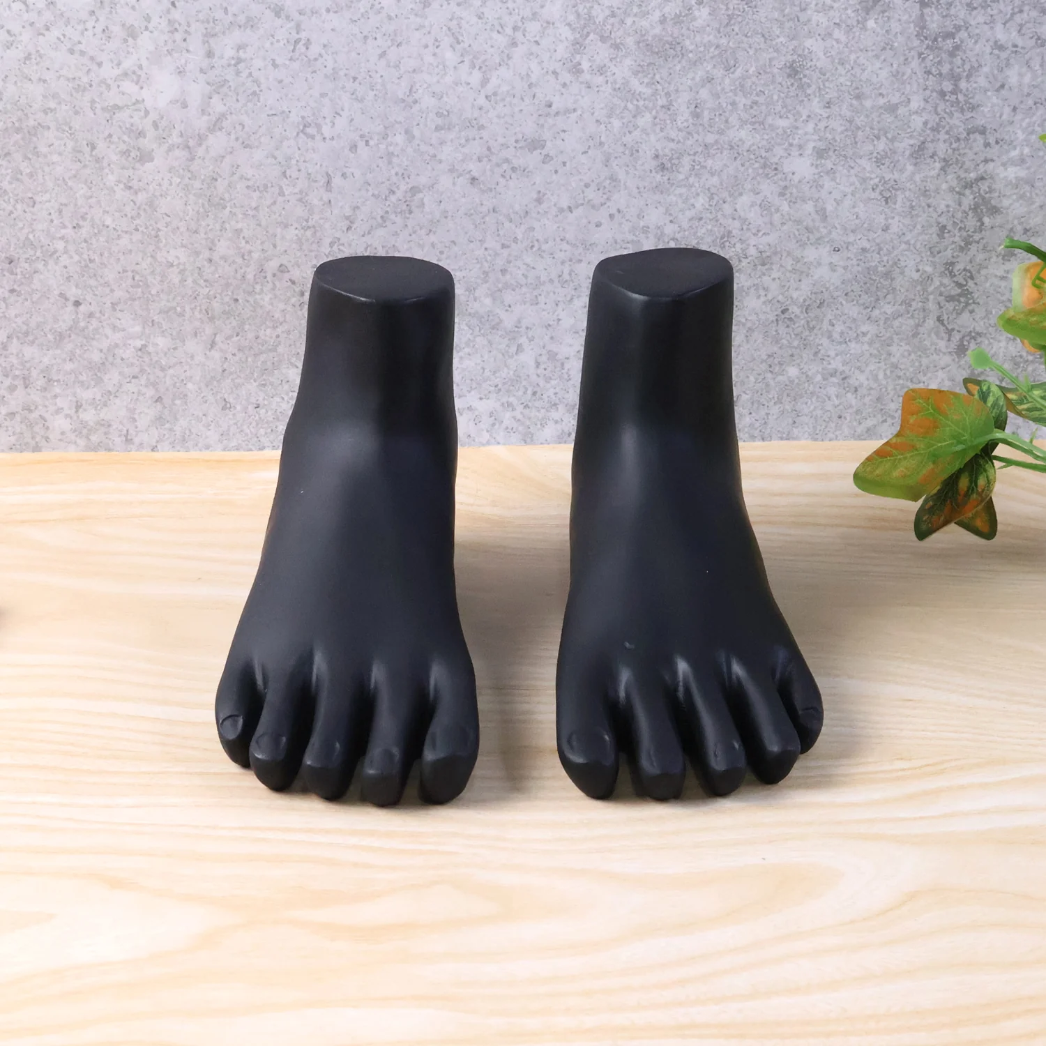 Premium Black Foot Mannequin Display Stand (1 Pair) - Image 4