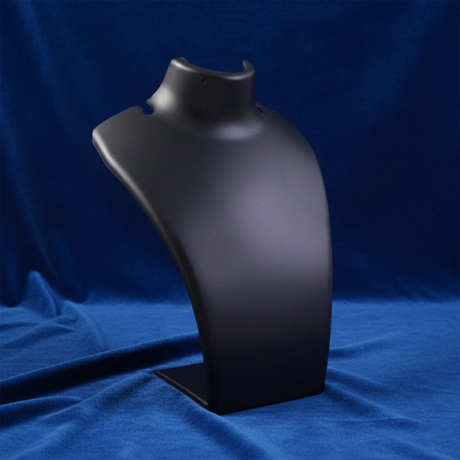 Premium Black Necklace Display Stand Mannequin Bust (1 Pc / 15x11 Cm) - Image 7