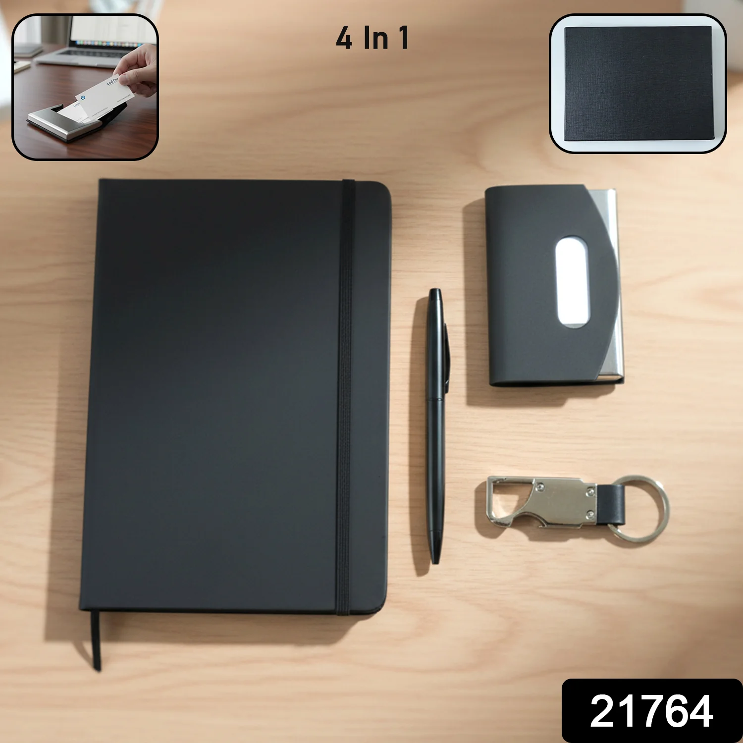 Premium 4 In 1 Travel Essentials Combo Executive Gift Set - Image 2
