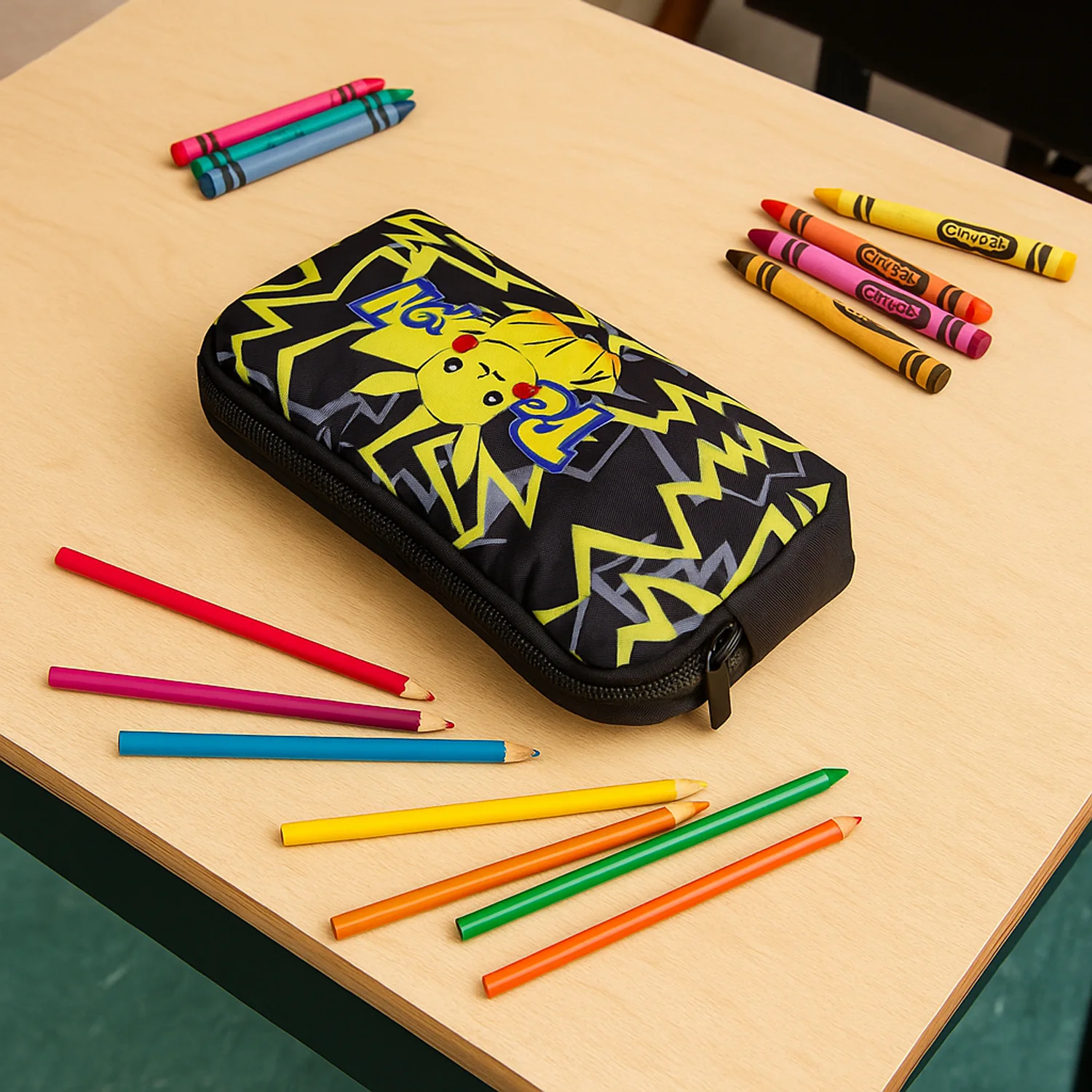 Premium Cartoon Character Pencil Pouch for Kids (1 Pc) - Image 7