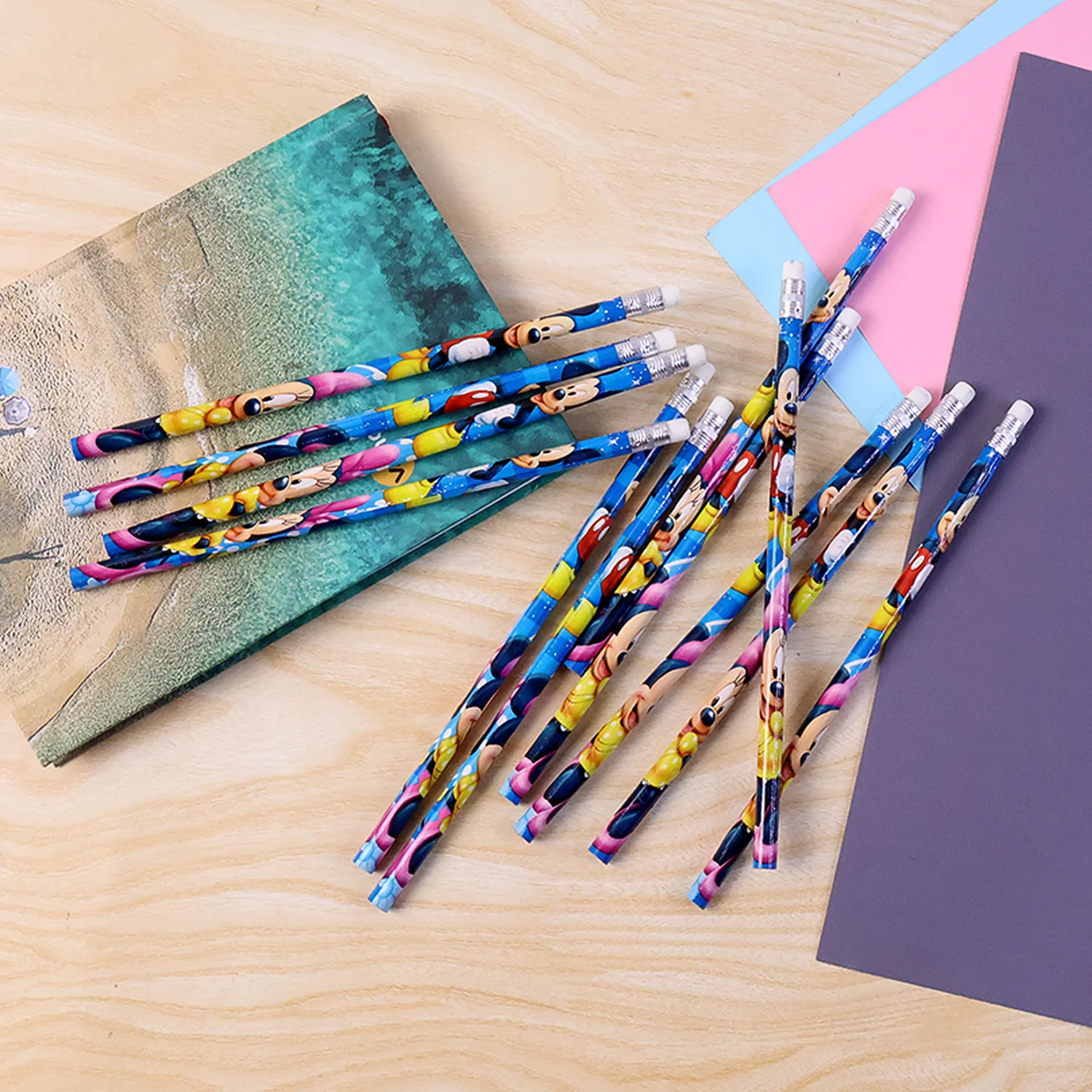 Premium Cartoon-Printed Graphite Pencils Set of 12 Pc - Image 3